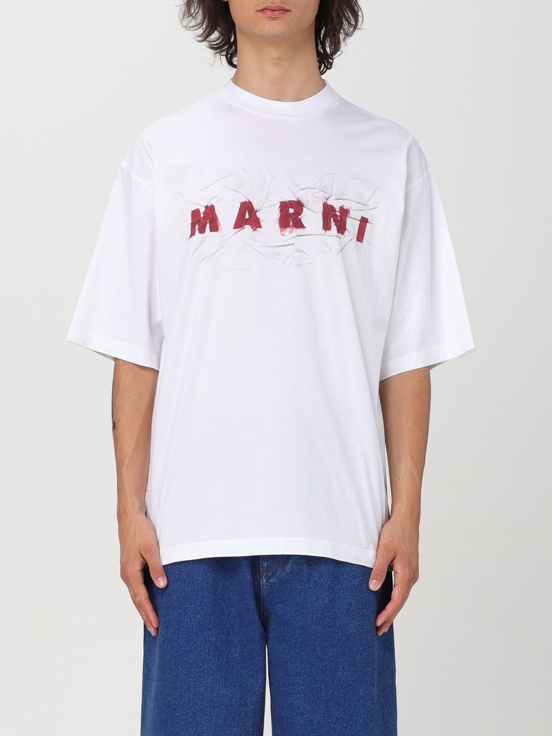 Giglio T-shirt con logo Marni