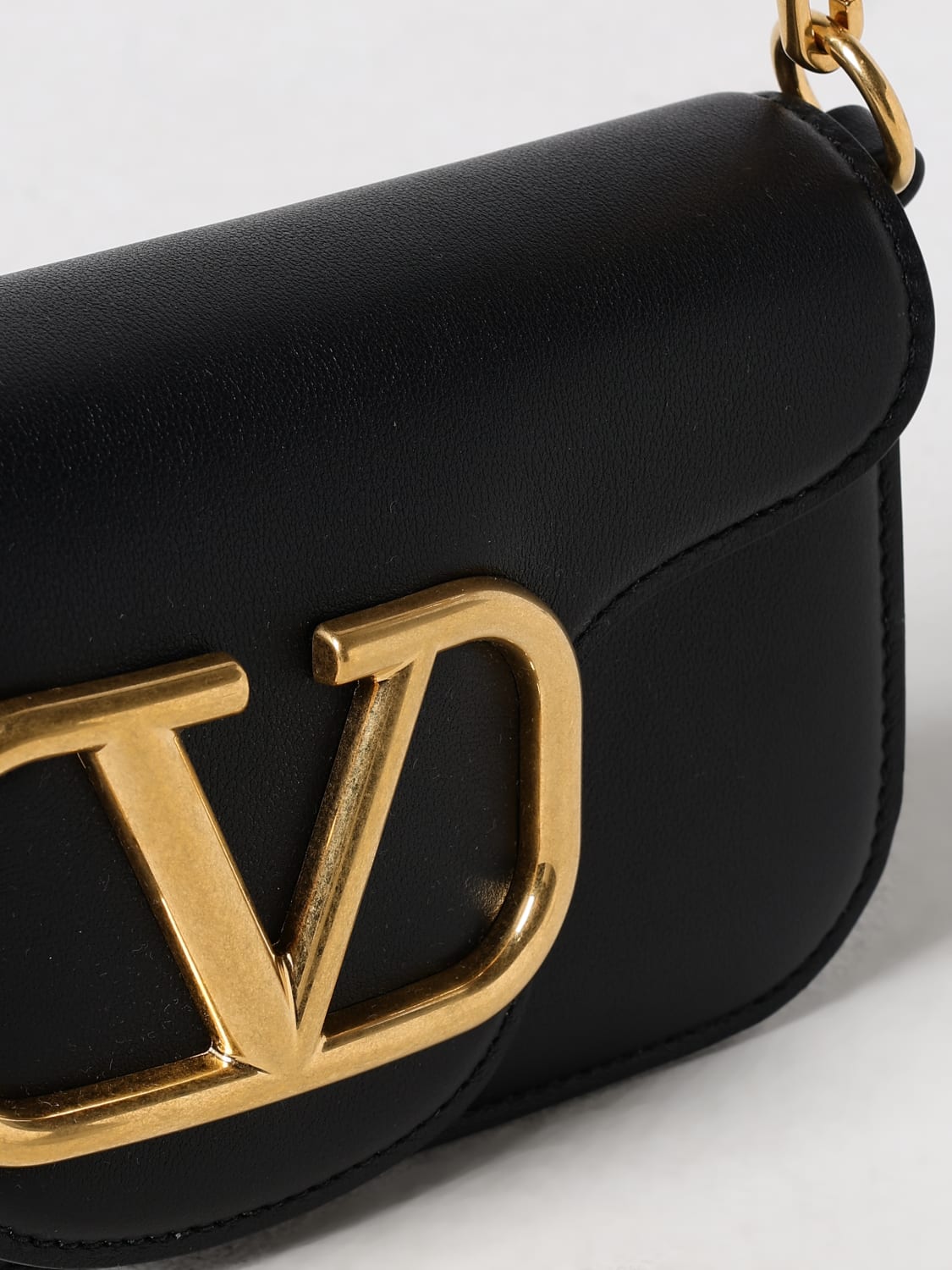 VALENTINO GARAVANI MINI-TASCHE: Schultertasche damen Valentino Garavani, Schwarz - Img 4