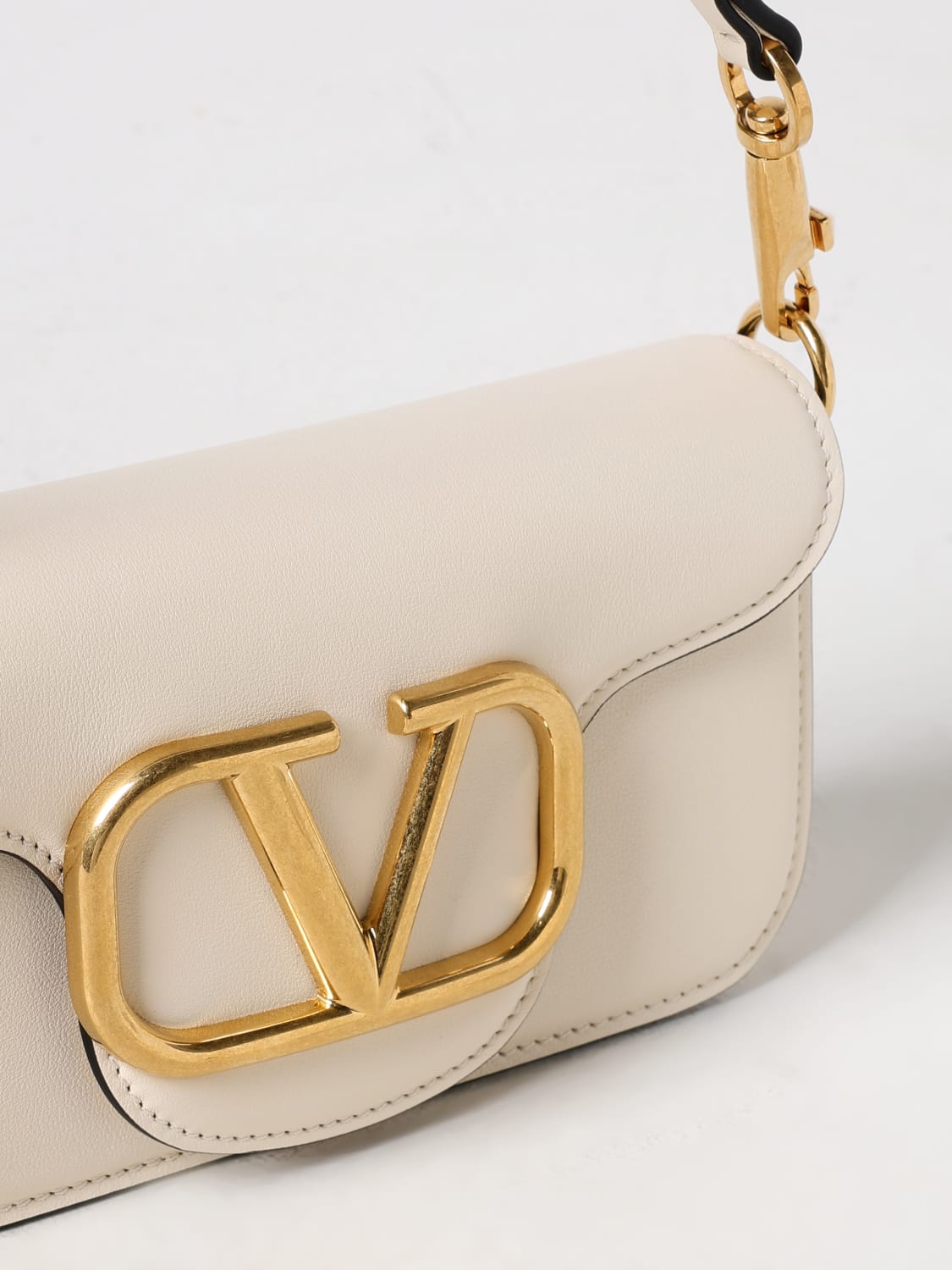 VALENTINO GARAVANI MINI BAG: Shoulder bag woman Valentino Garavani, Yellow Cream - Img 4