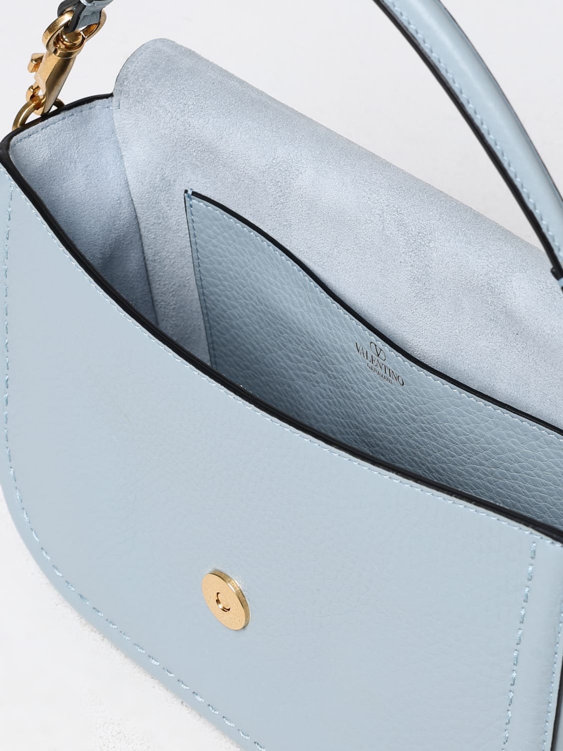 バッグ・カバンその他 VALENTINO Woman Mini bag Gnawed Blue 5W2B0N20IMZ ZJ4 Valentino Garavani Outlet: Shoulder bag woman - Gnawed Blue