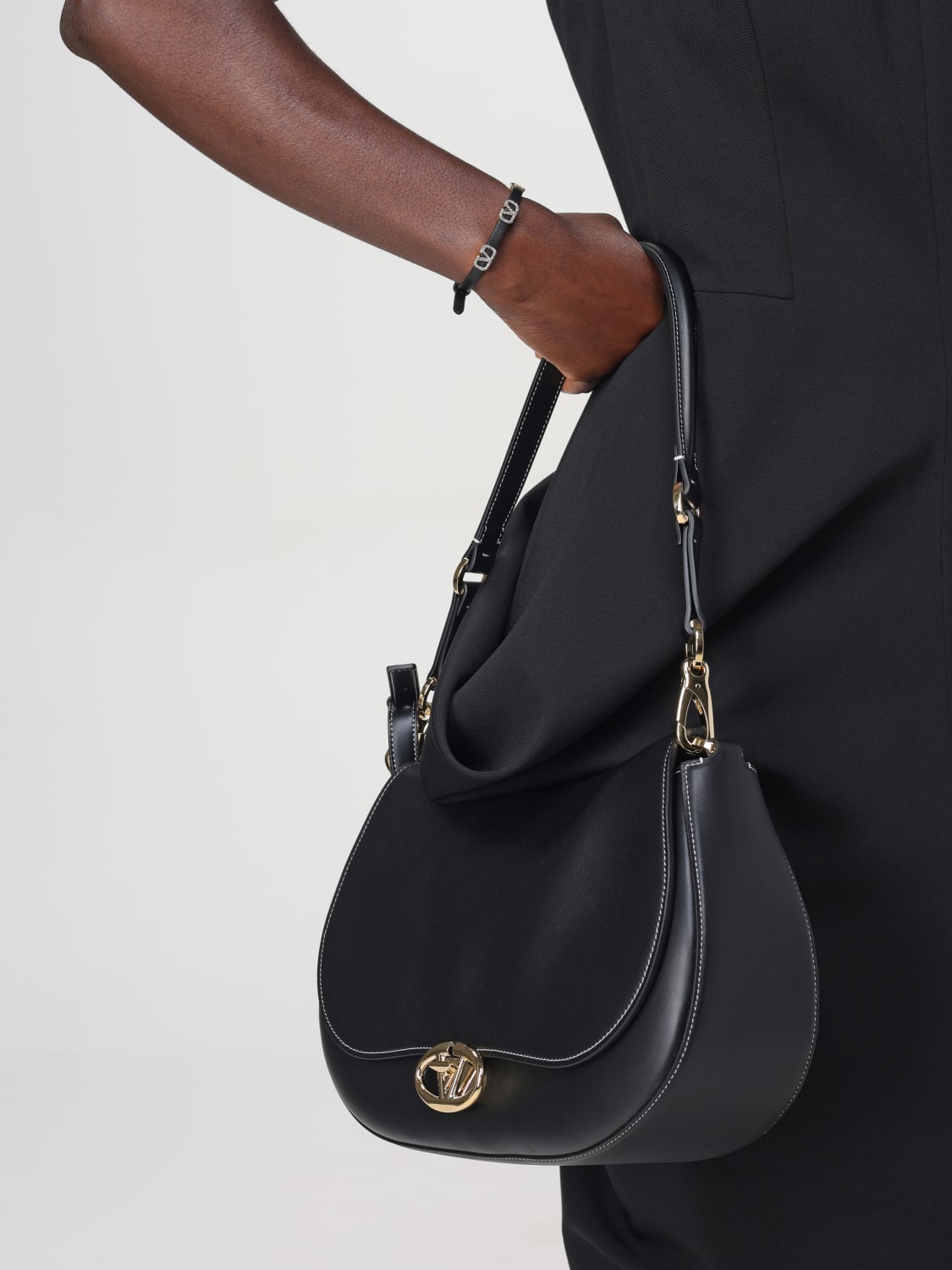 VALENTINO GARAVANI SHOULDER BAG: Shoulder bag woman Valentino Garavani, Black - Img 2