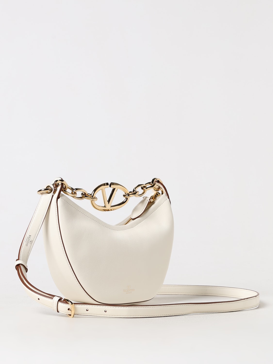 VALENTINO GARAVANI SHOULDER BAG: Shoulder bag woman Valentino Garavani, Yellow Cream - Img 3