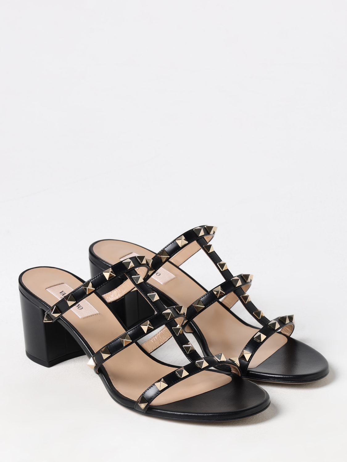 VALENTINO GARAVANI HEELED SANDALS: Shoes woman Valentino Garavani, Black - Img 2