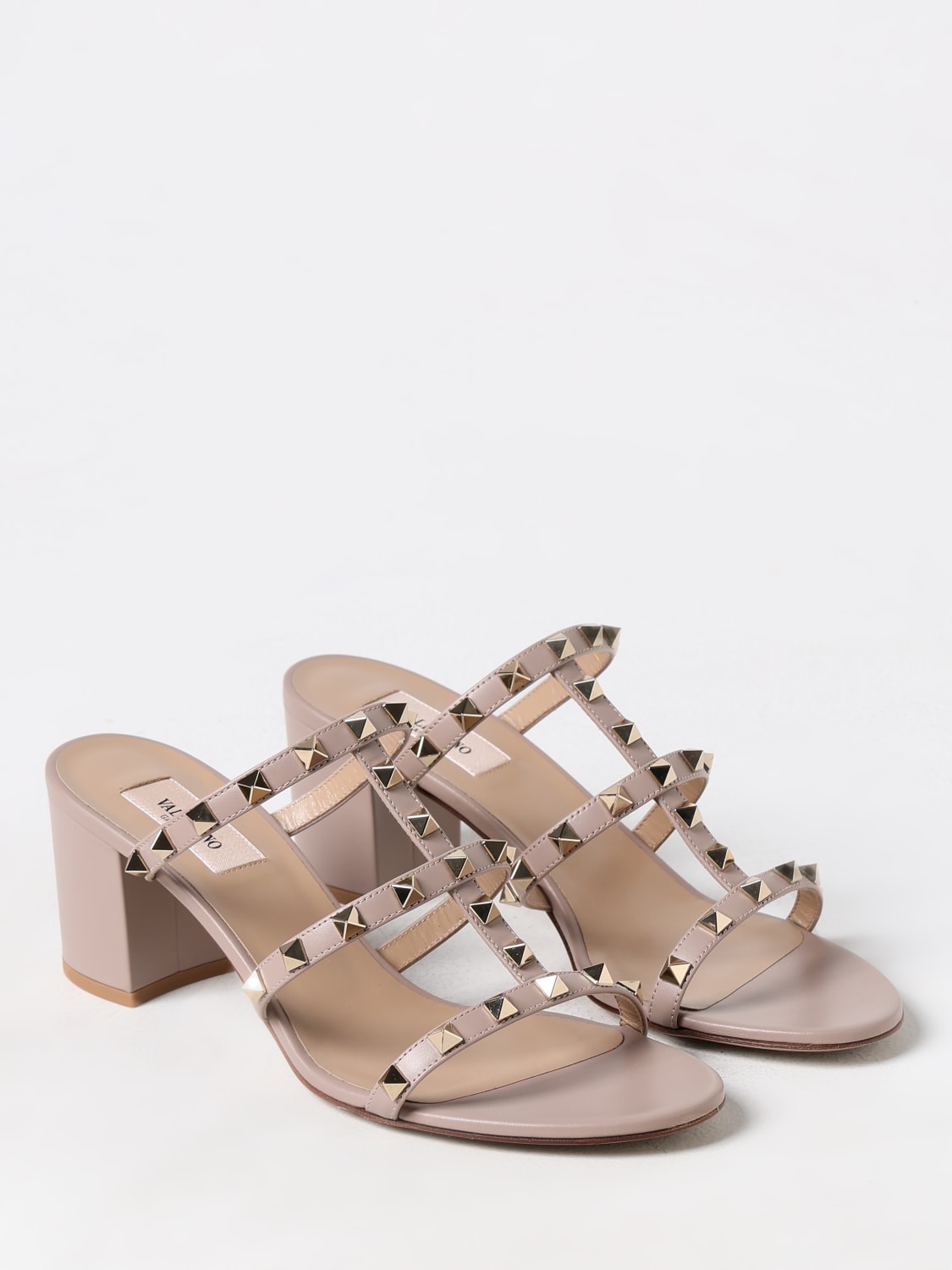 VALENTINO GARAVANI HEELED SANDALS: Shoes woman Valentino Garavani, Blush Pink - Img 2