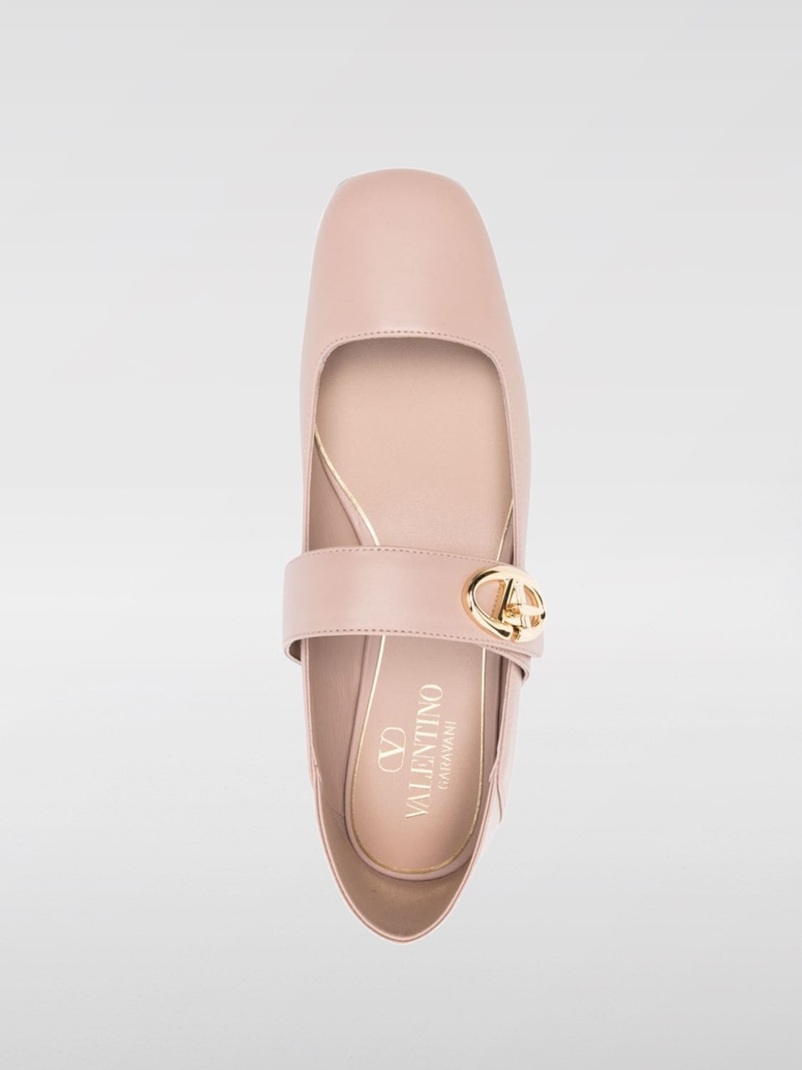 VALENTINO GARAVANI BALLET FLATS: Shoes woman Valentino Garavani, Beige - Img 4