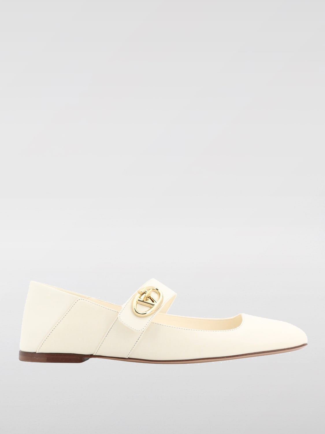 VALENTINO GARAVANI BALLET FLATS: Shoes woman Valentino Garavani, Ivory - Img 1