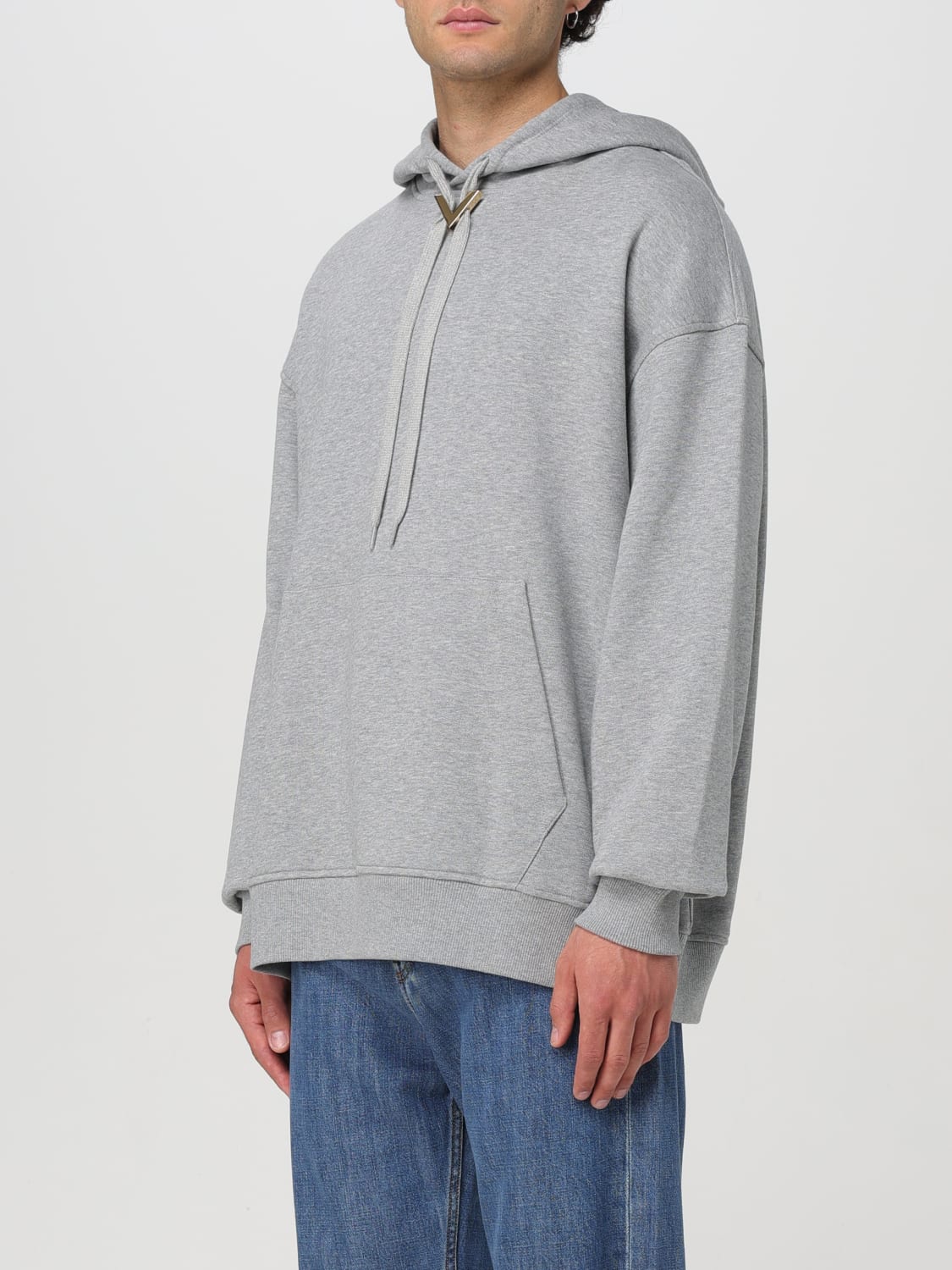 VALENTINO SWEATSHIRT: Sweatshirt men Valentino, Grey - Img 4