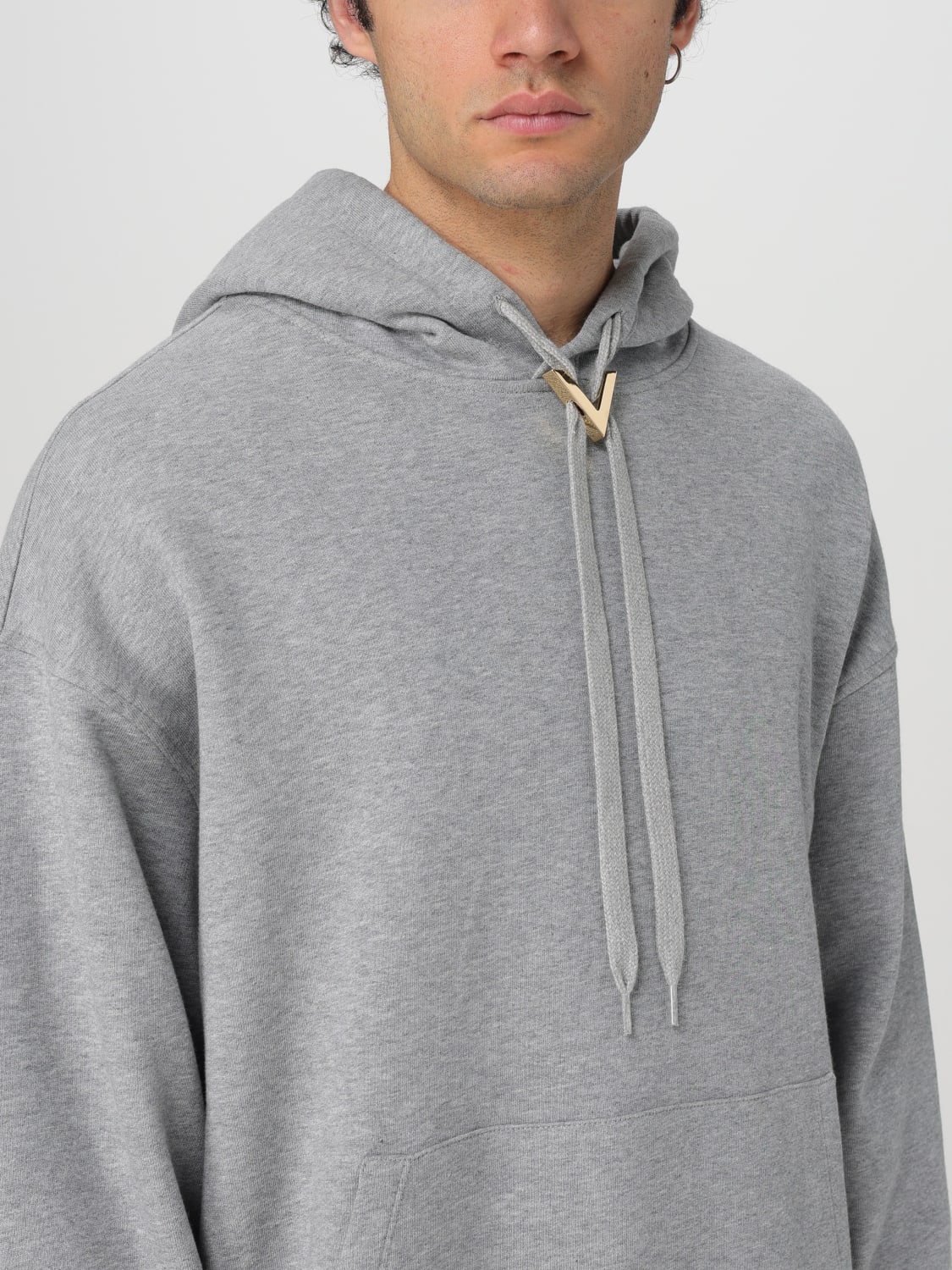 VALENTINO SWEATSHIRT: Sweatshirt men Valentino, Grey - Img 5