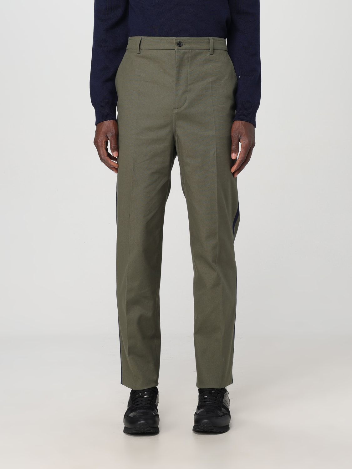 VALENTINO PANTS: Pants men Valentino, Olive - Img 1