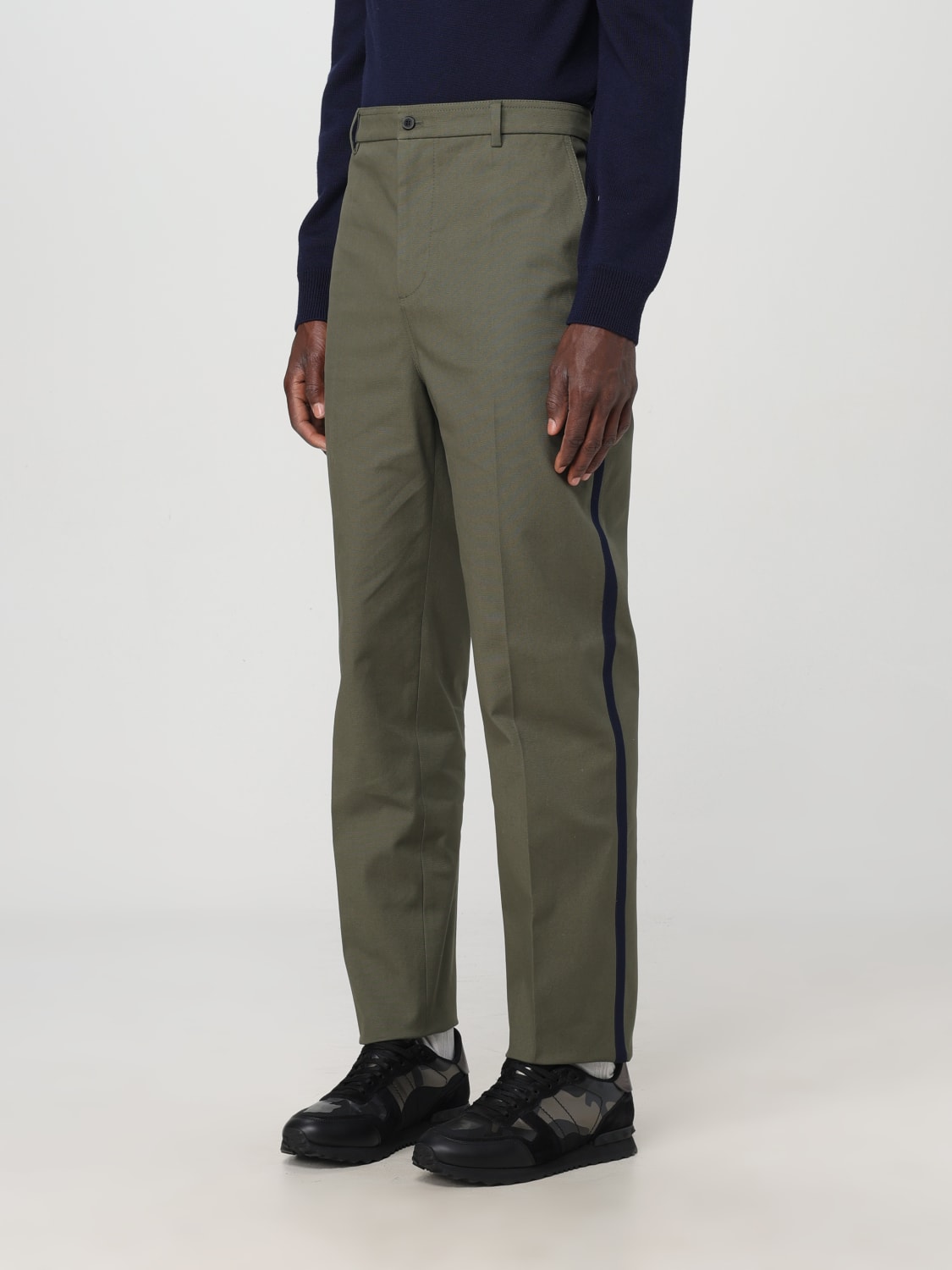 VALENTINO PANTS: Pants men Valentino, Olive - Img 4