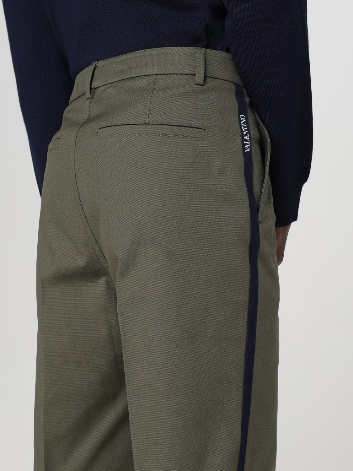 VALENTINO PANTS: Pants men Valentino, Olive - Img 5