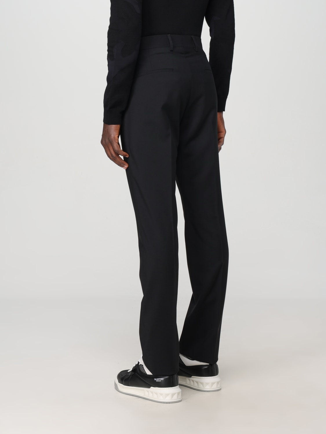 VALENTINO PANTS: Pants men Valentino, Black - Img 3