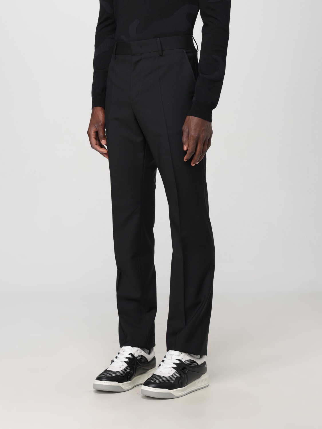 VALENTINO PANTS: Pants men Valentino, Black - Img 4