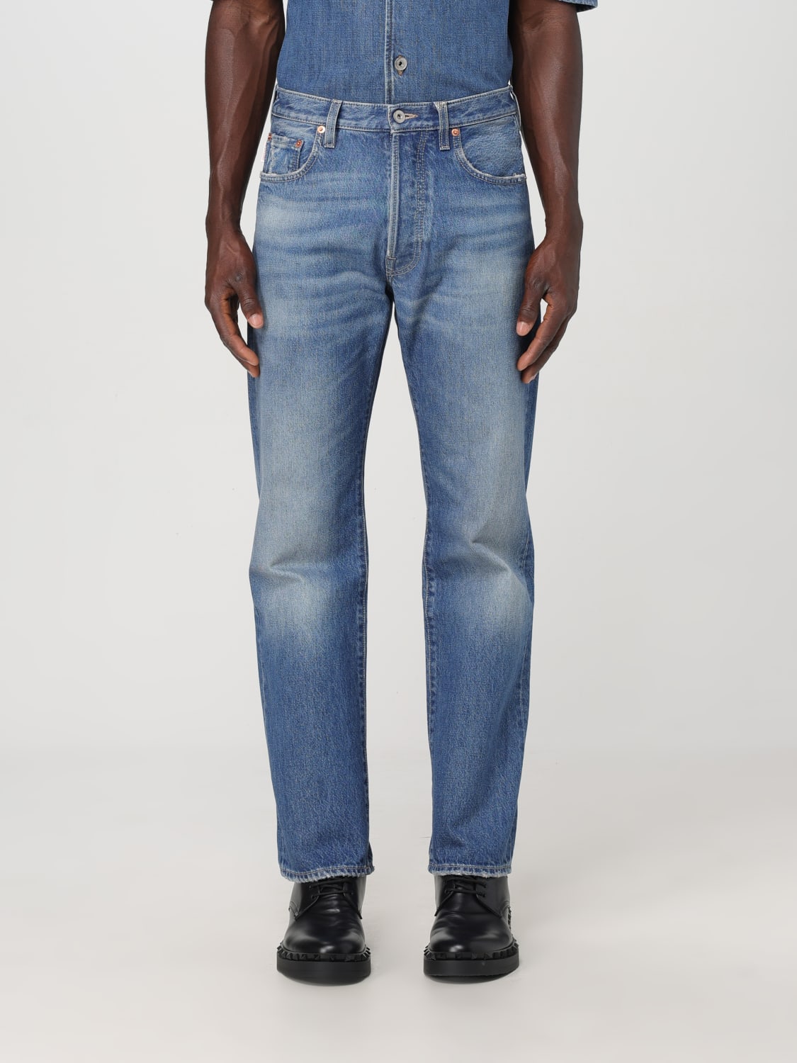 VALENTINO JEANS: Jeans men Valentino, Denim - Img 1