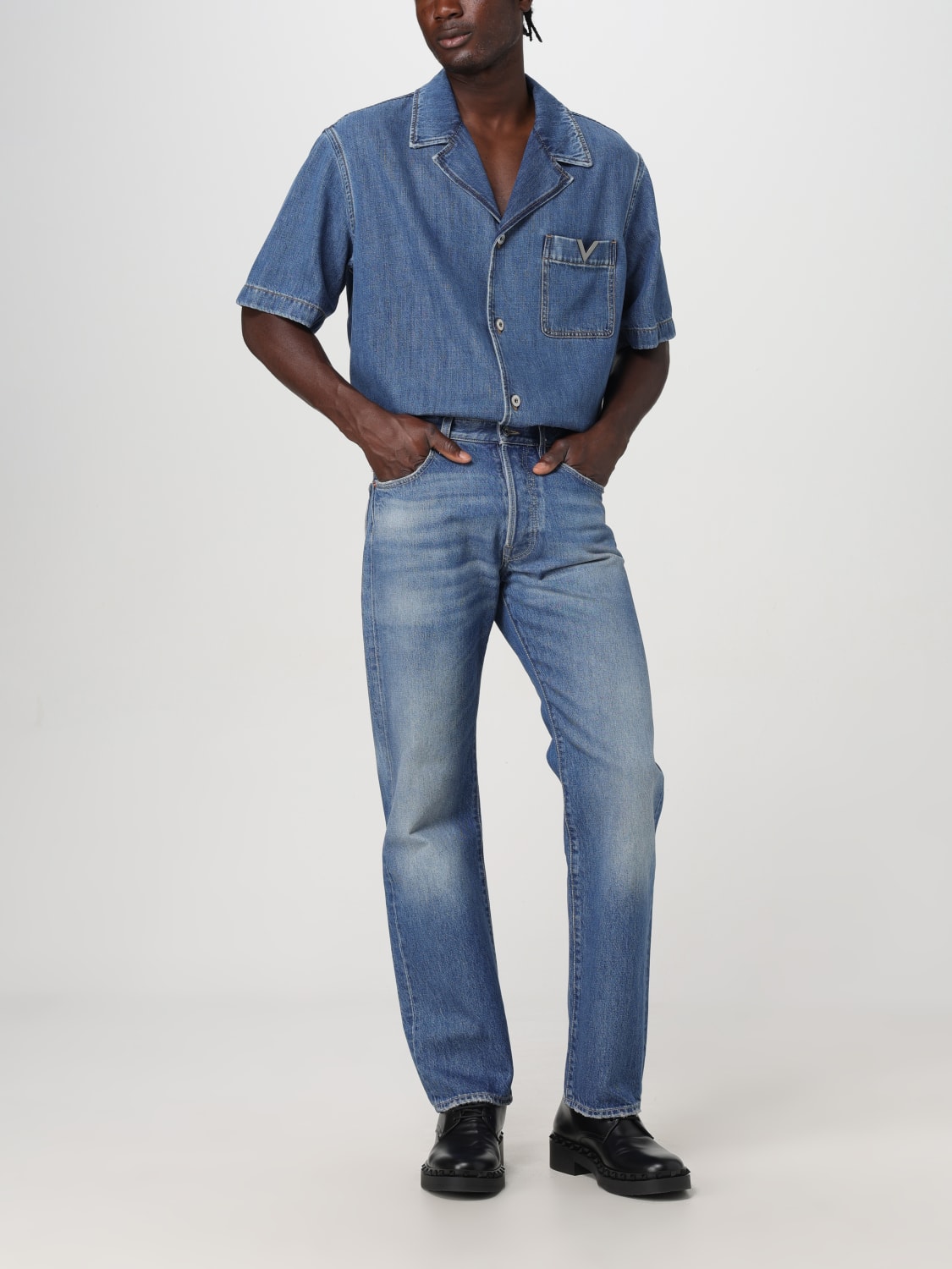 VALENTINO JEANS: Jeans men Valentino, Denim - Img 2