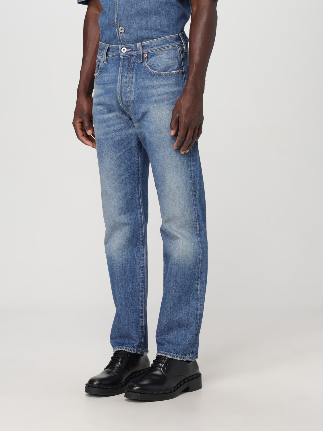 VALENTINO JEANS: Jeans men Valentino, Denim - Img 4