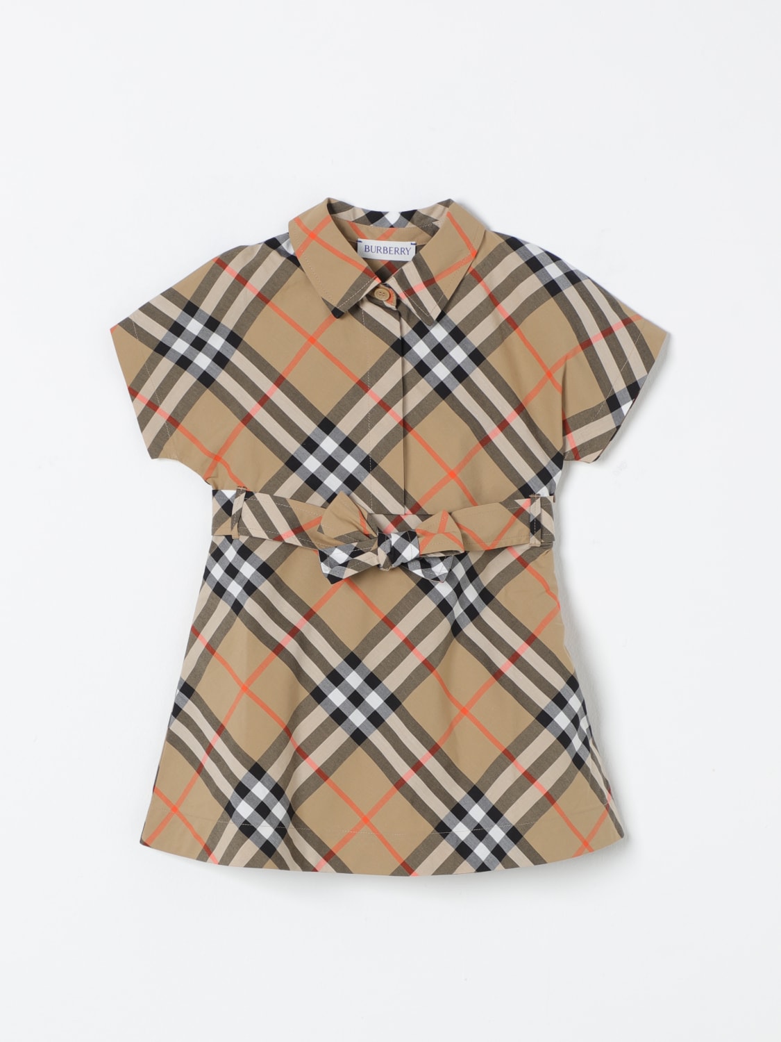 BURBERRY 롬퍼: 롬퍼 남아 Burberry Kids, 베이지 - Img 1