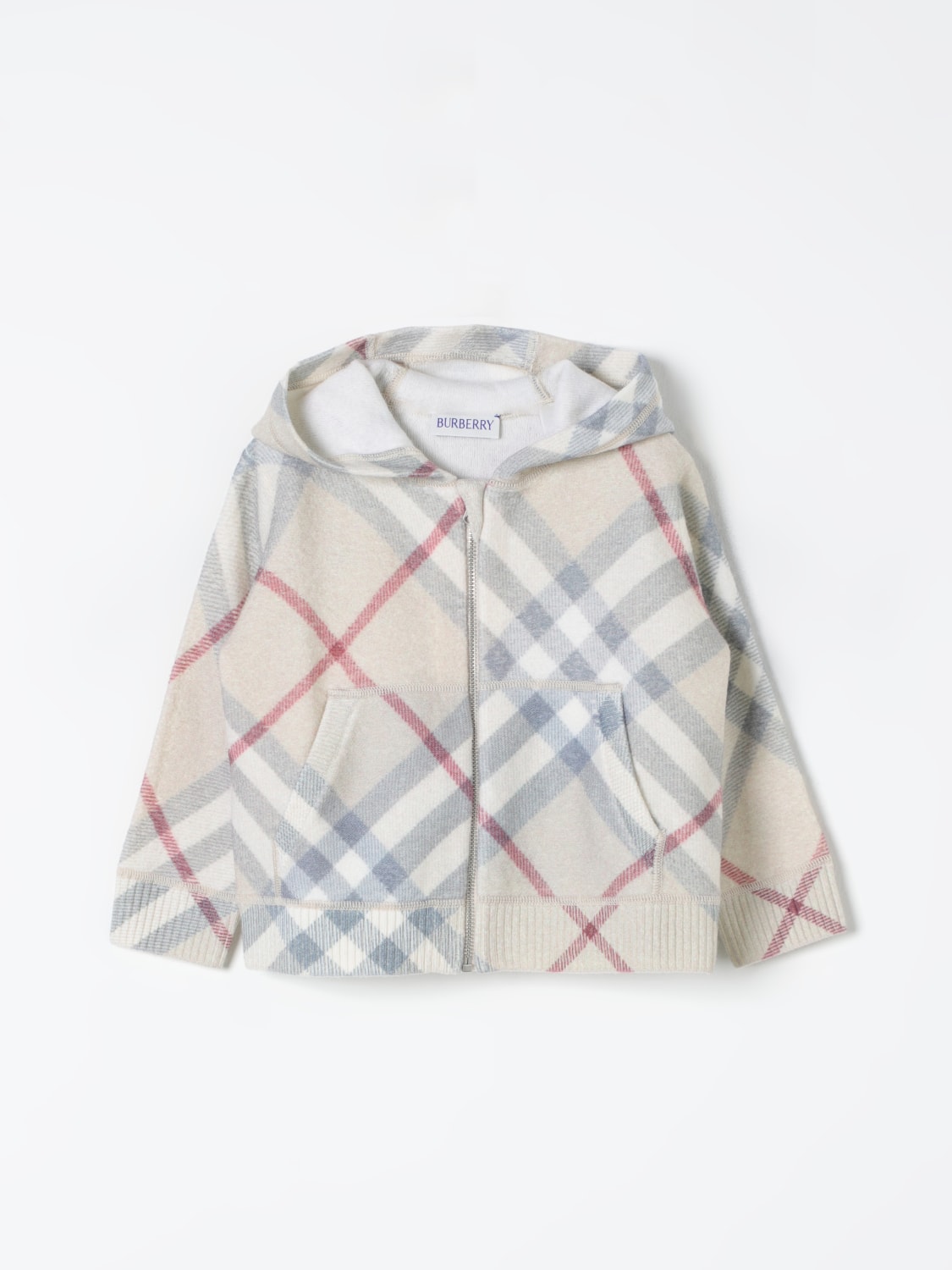 BURBERRY Sweater kids Kids Dove Grey Burberry sweater 8093851 online at GIGLIO.COM