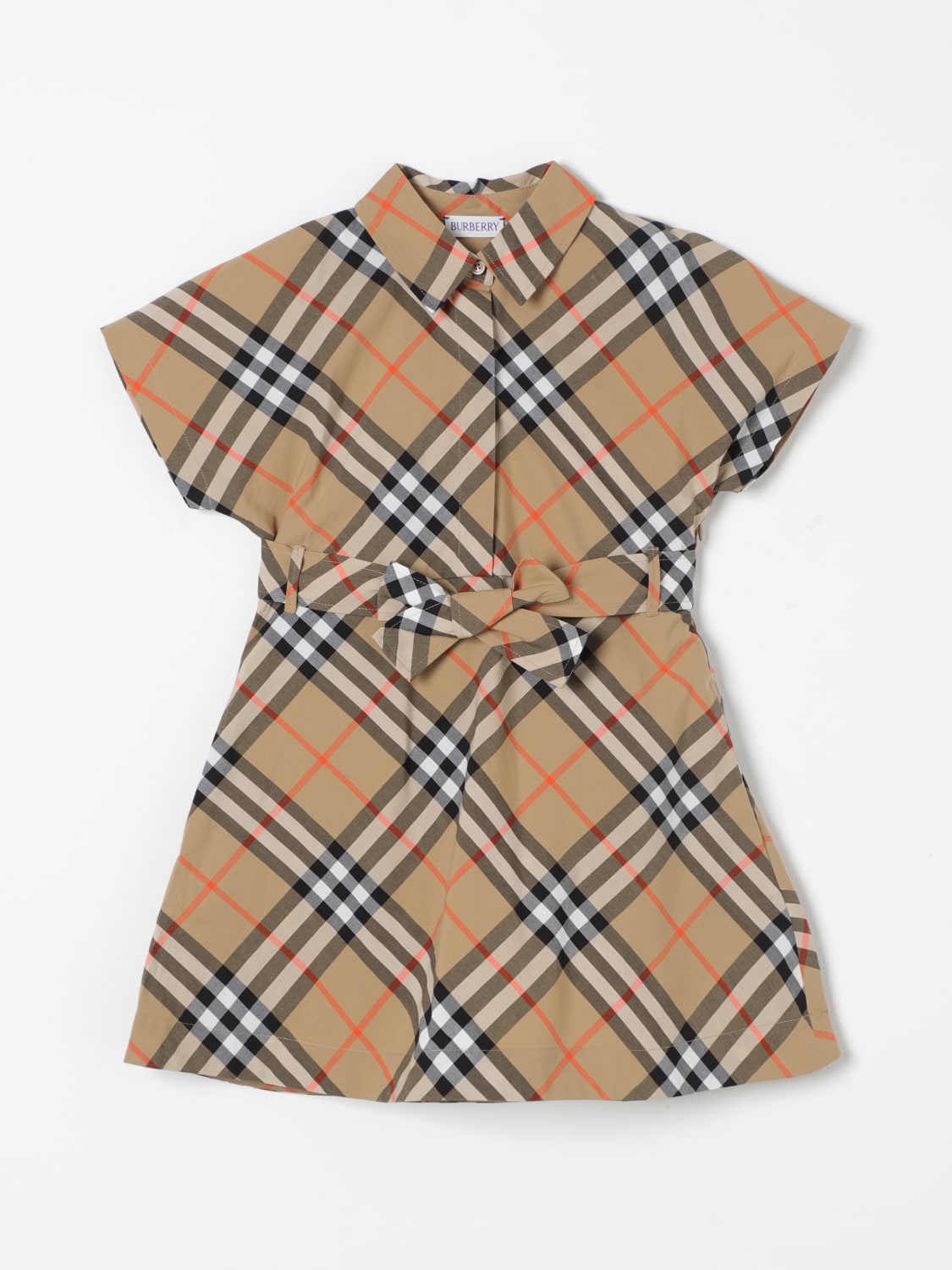 BURBERRY ROBE: Robe enfant Burberry Kids, Beige - Img 1