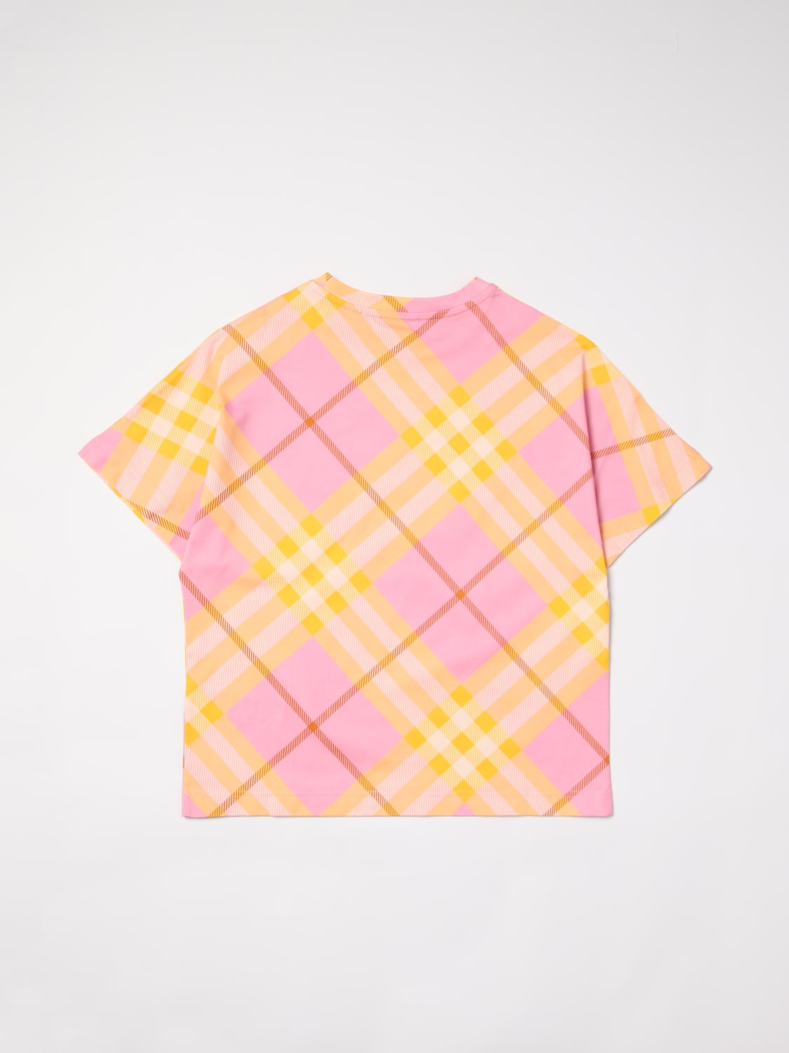 BURBERRY T-SHIRT: T-shirt kinder Burberry Kids, Pink - Img 2