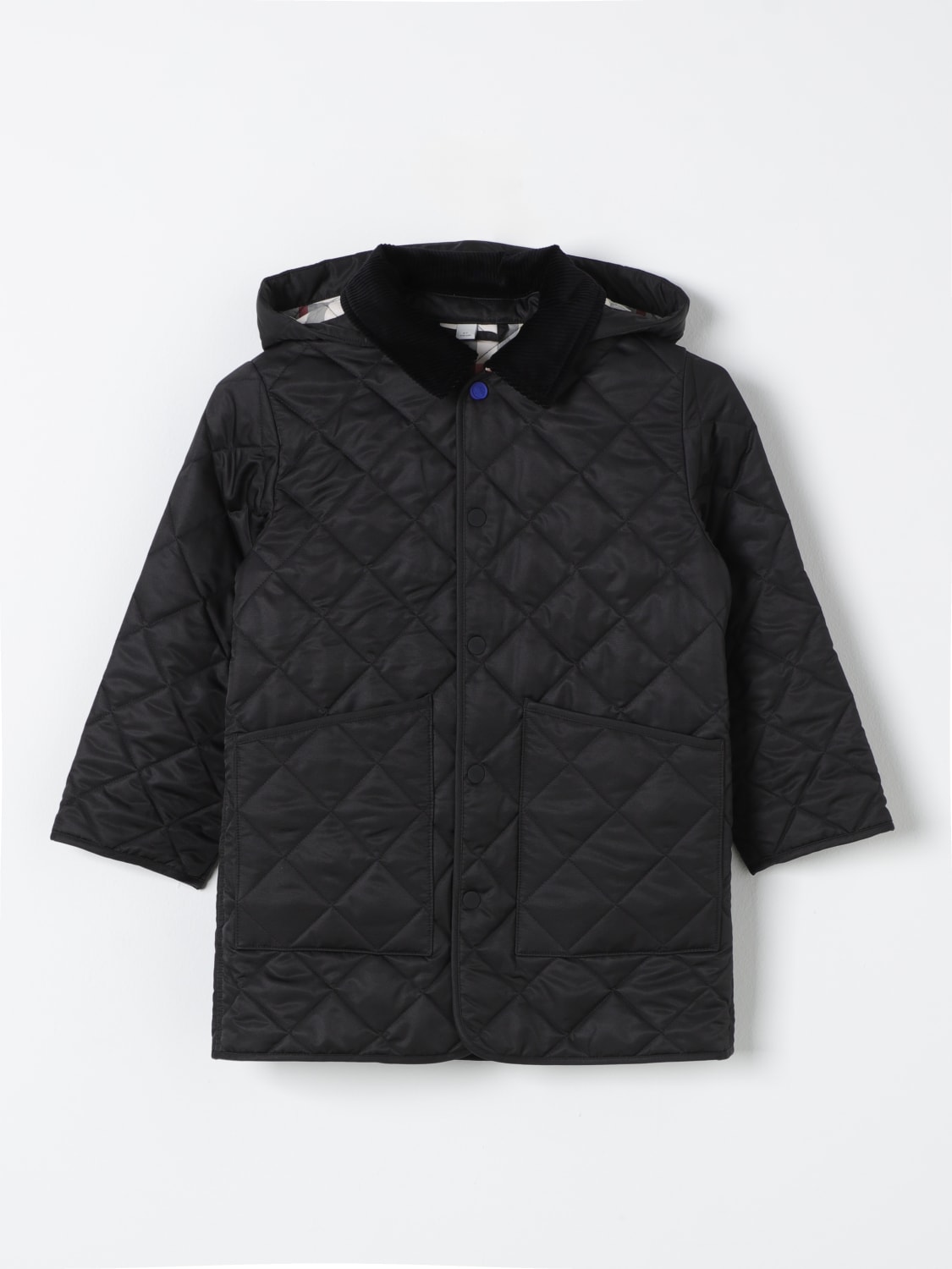 Burberry coat kids black online