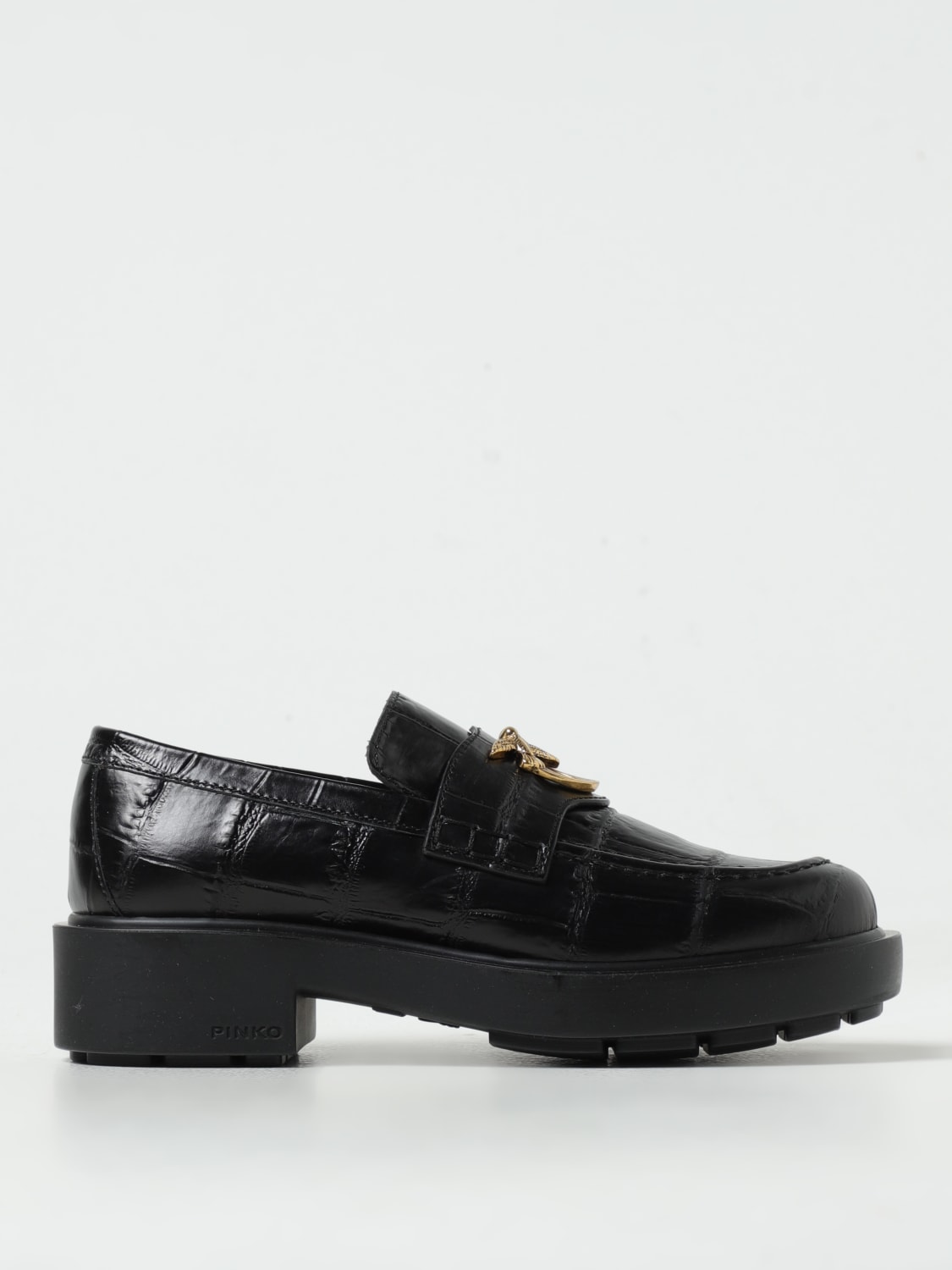 PINKO LOAFERS: Shoes woman Pinko, Black - Img 1