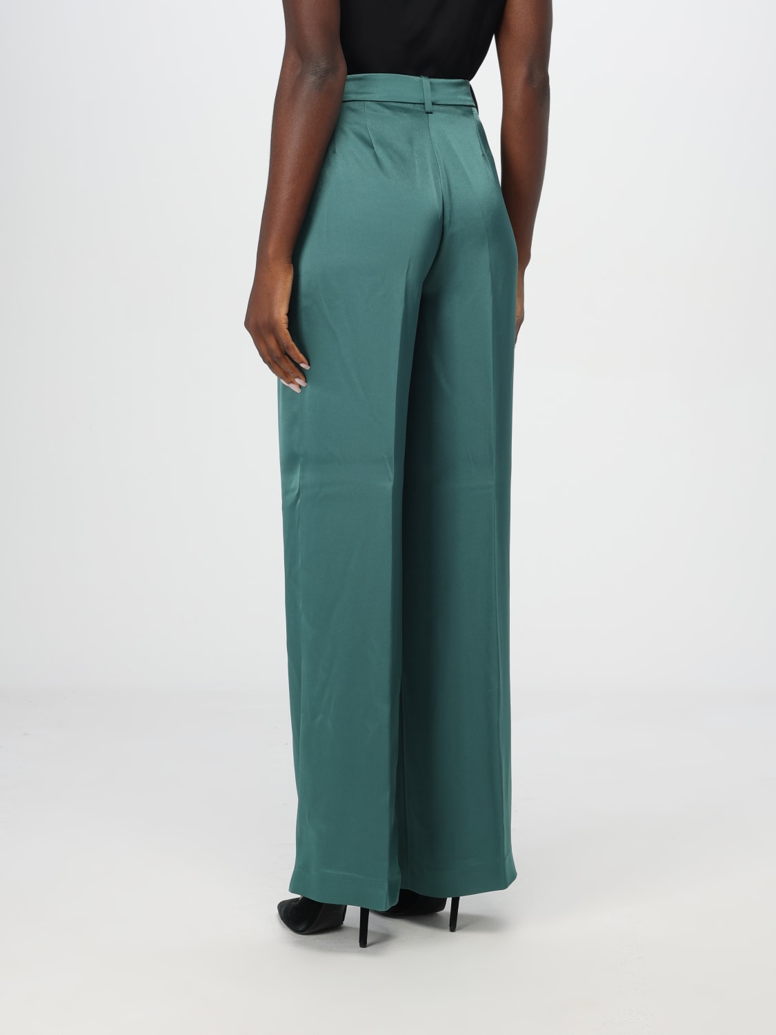 PINKO PANTS: Pants woman Pinko, Green - Img 2