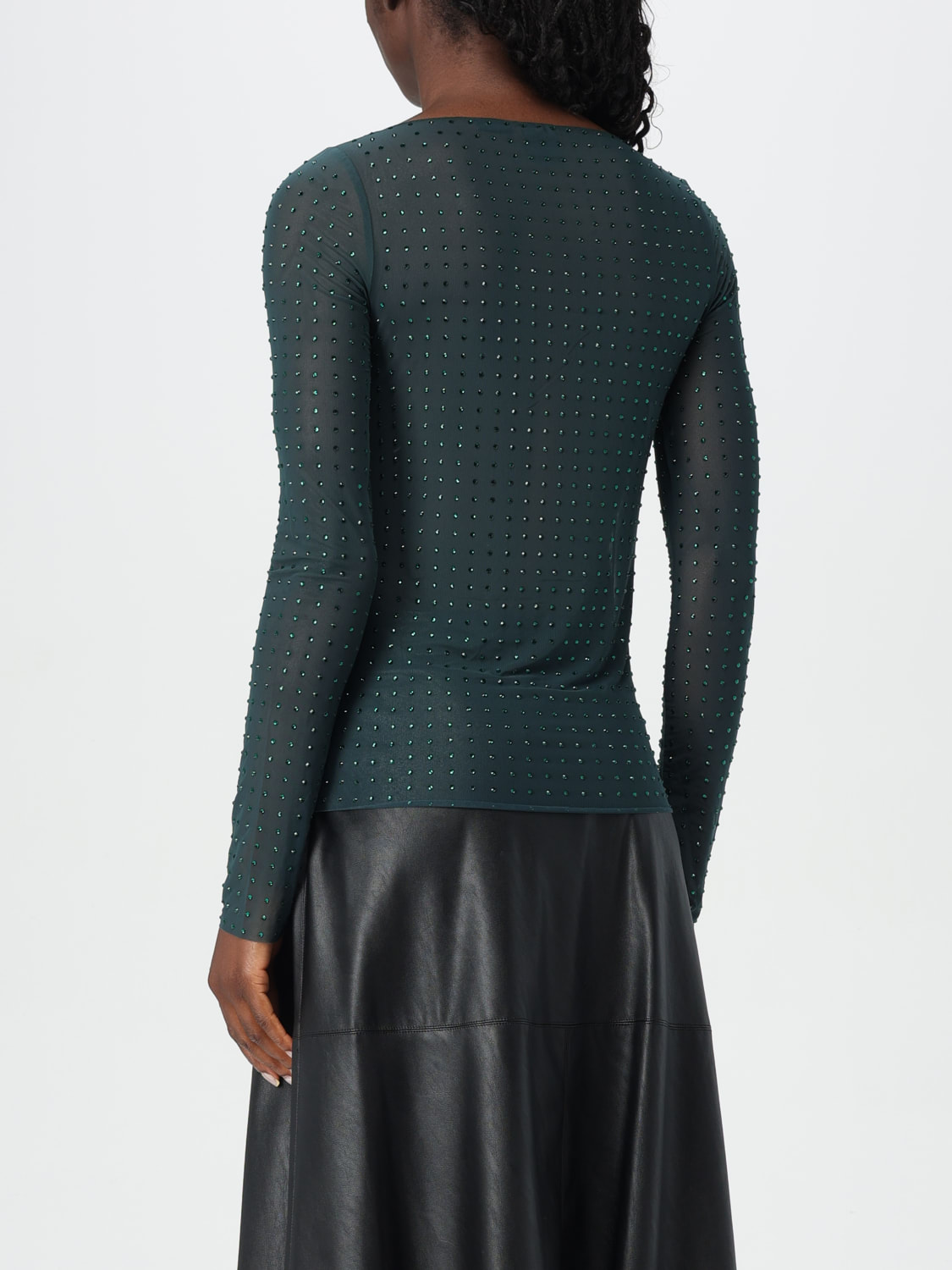 PINKO TOP: Sweater woman Pinko, Green - Img 2