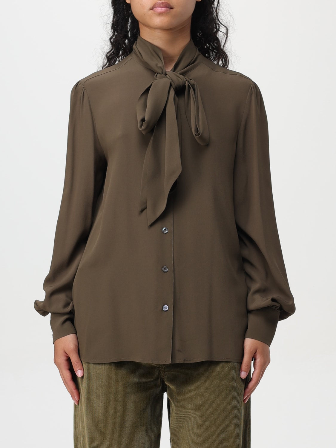 PINKO SHIRT: Shirt woman Pinko, Green - Img 1