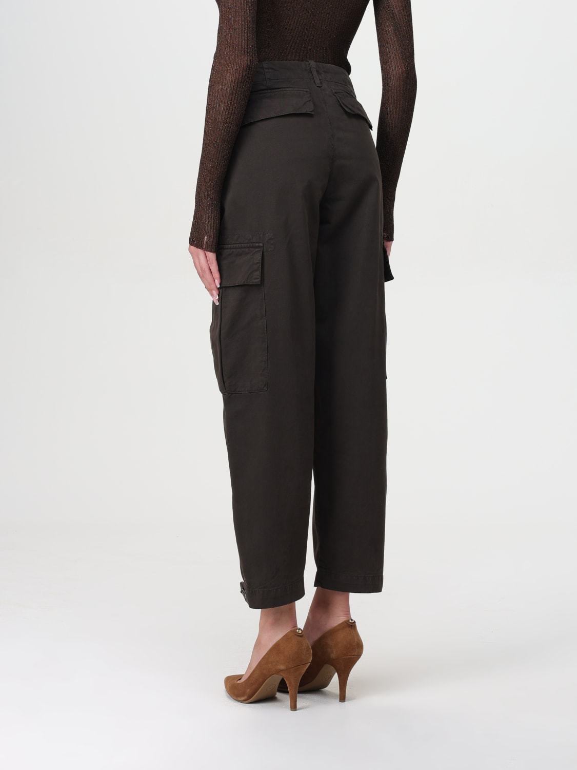 PINKO PANTS: Pants woman Pinko, Brown - Img 2