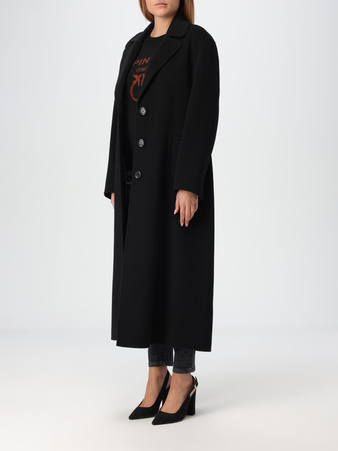 PINKO COAT: Coat woman Pinko, Black - Img 3