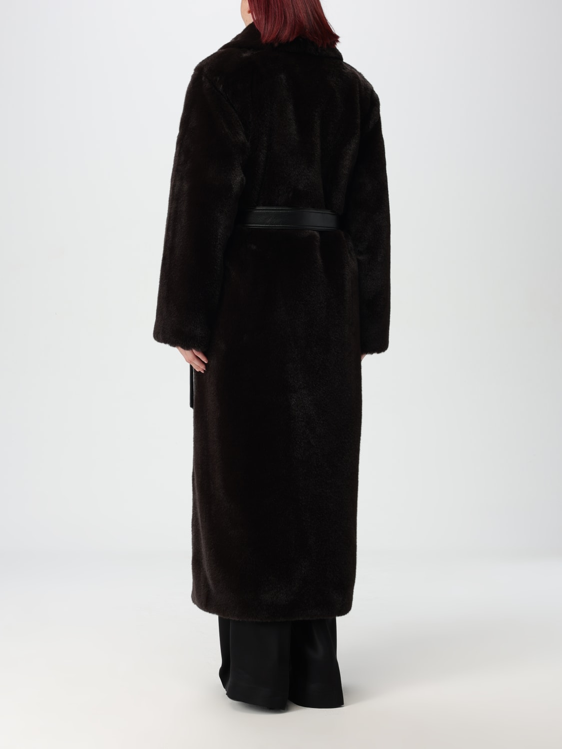 PINKO FUR COATS: Coat woman Pinko, Brown - Img 2