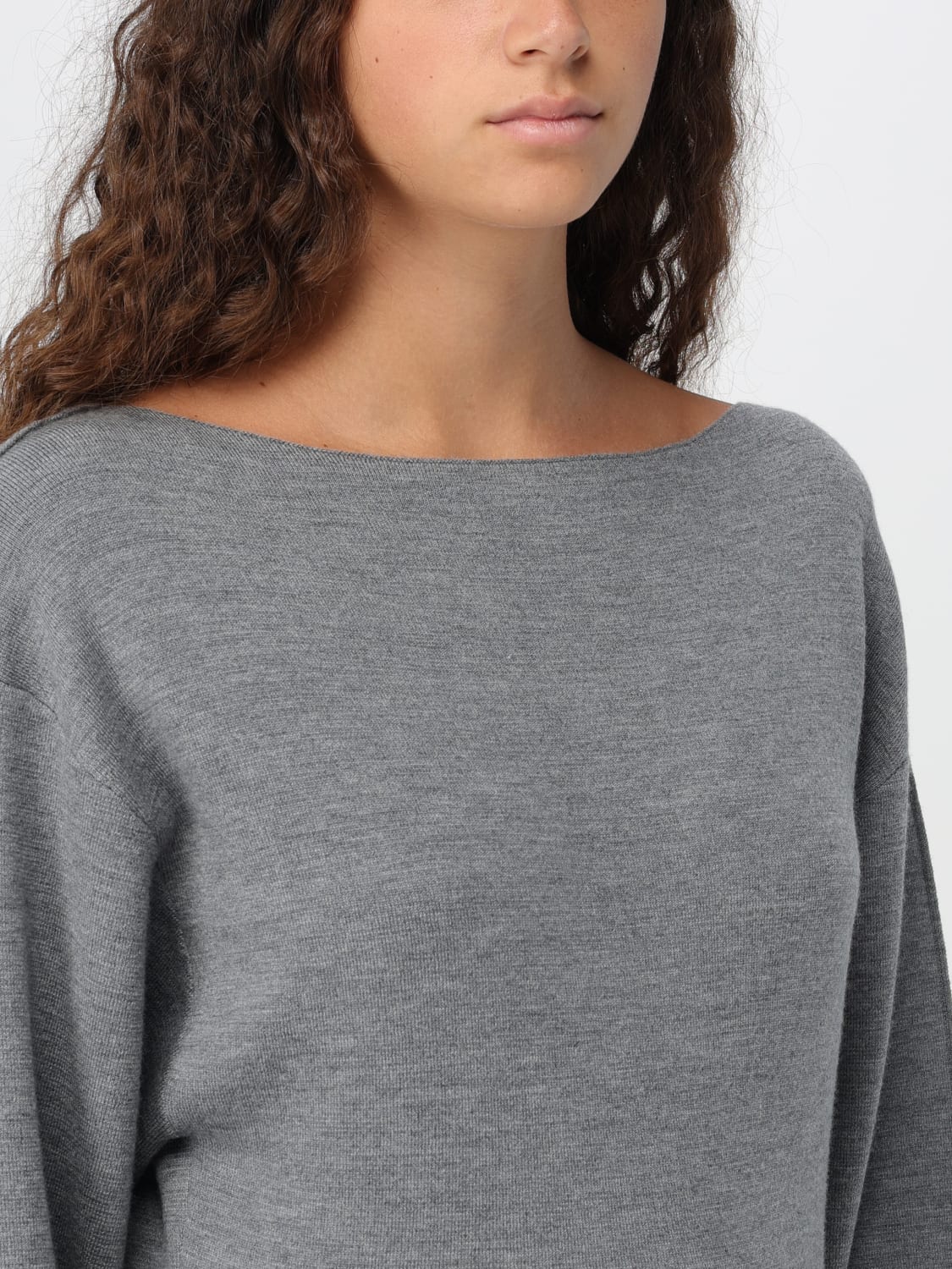 PINKO MAGLIA: Maglia basic Pinko, Grigio - Img 3