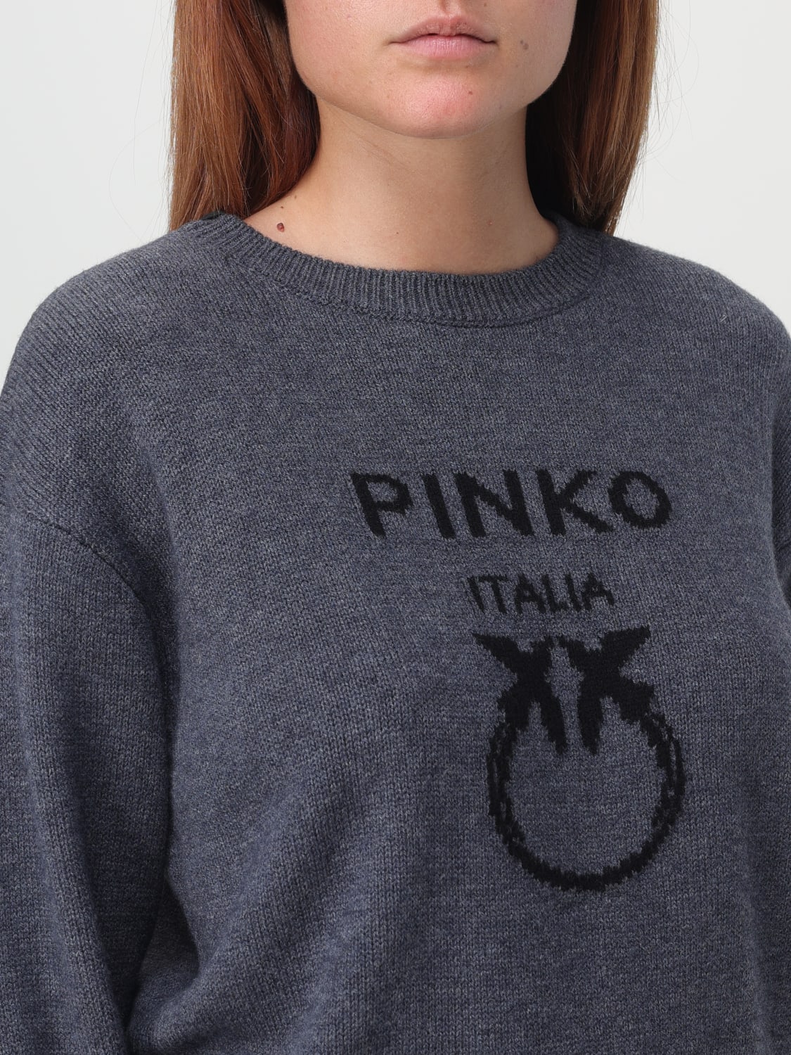 PINKO SWEATER: Sweater woman Pinko, Grey - Img 3