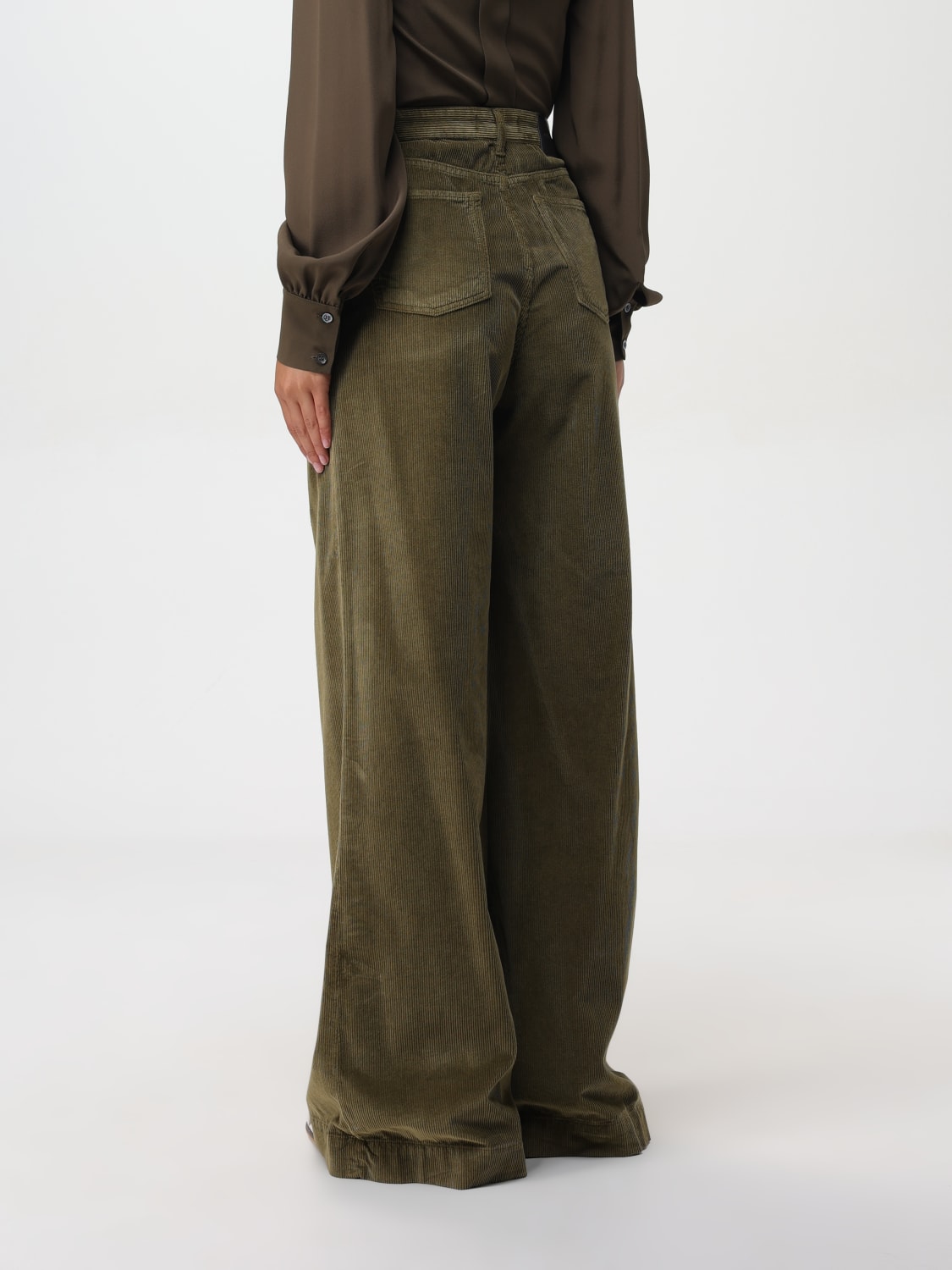 PINKO PANTS: Pants woman Pinko, Military - Img 2