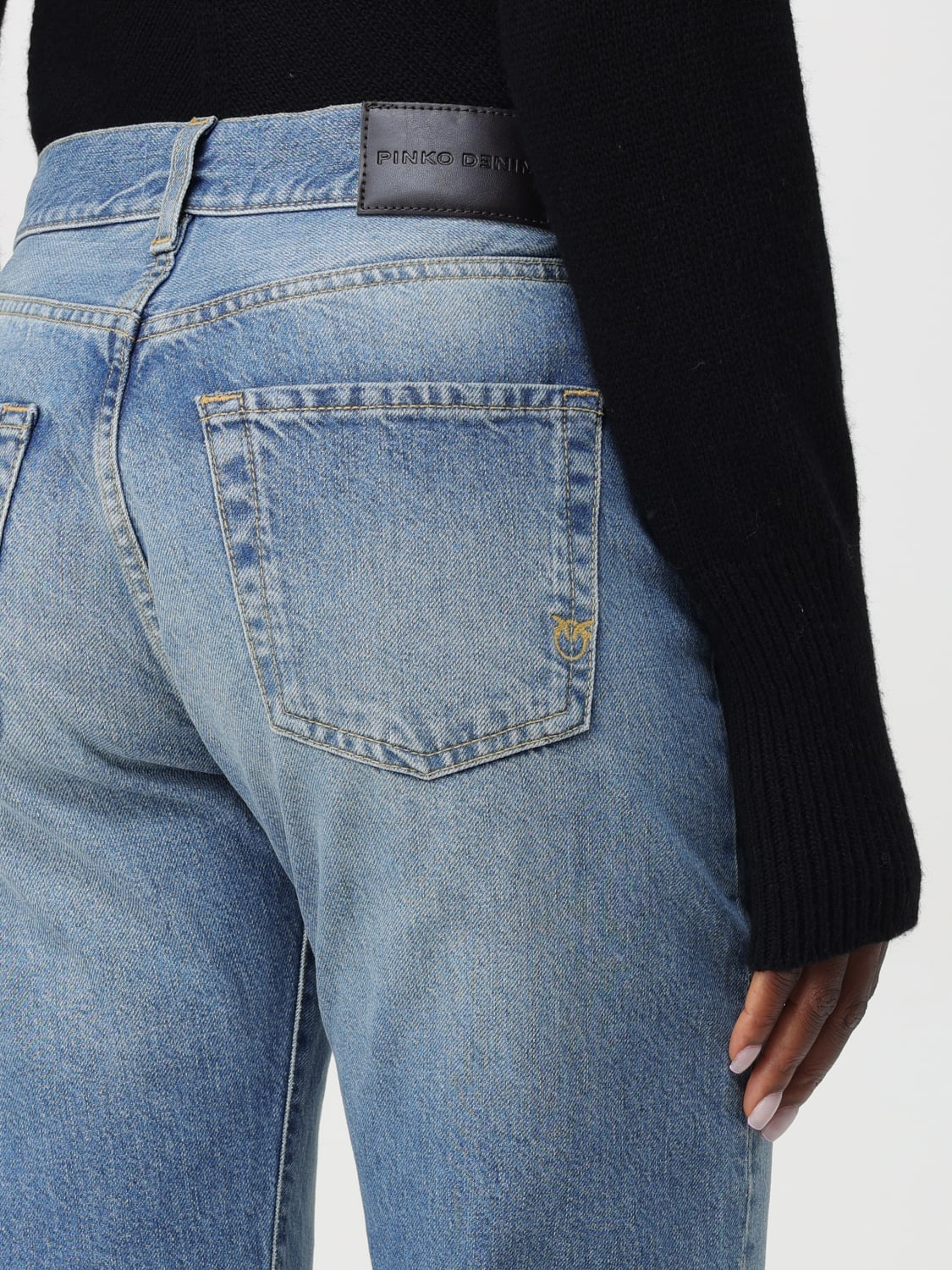 PINKO JEANS: Jeans woman Pinko, Denim - Img 3