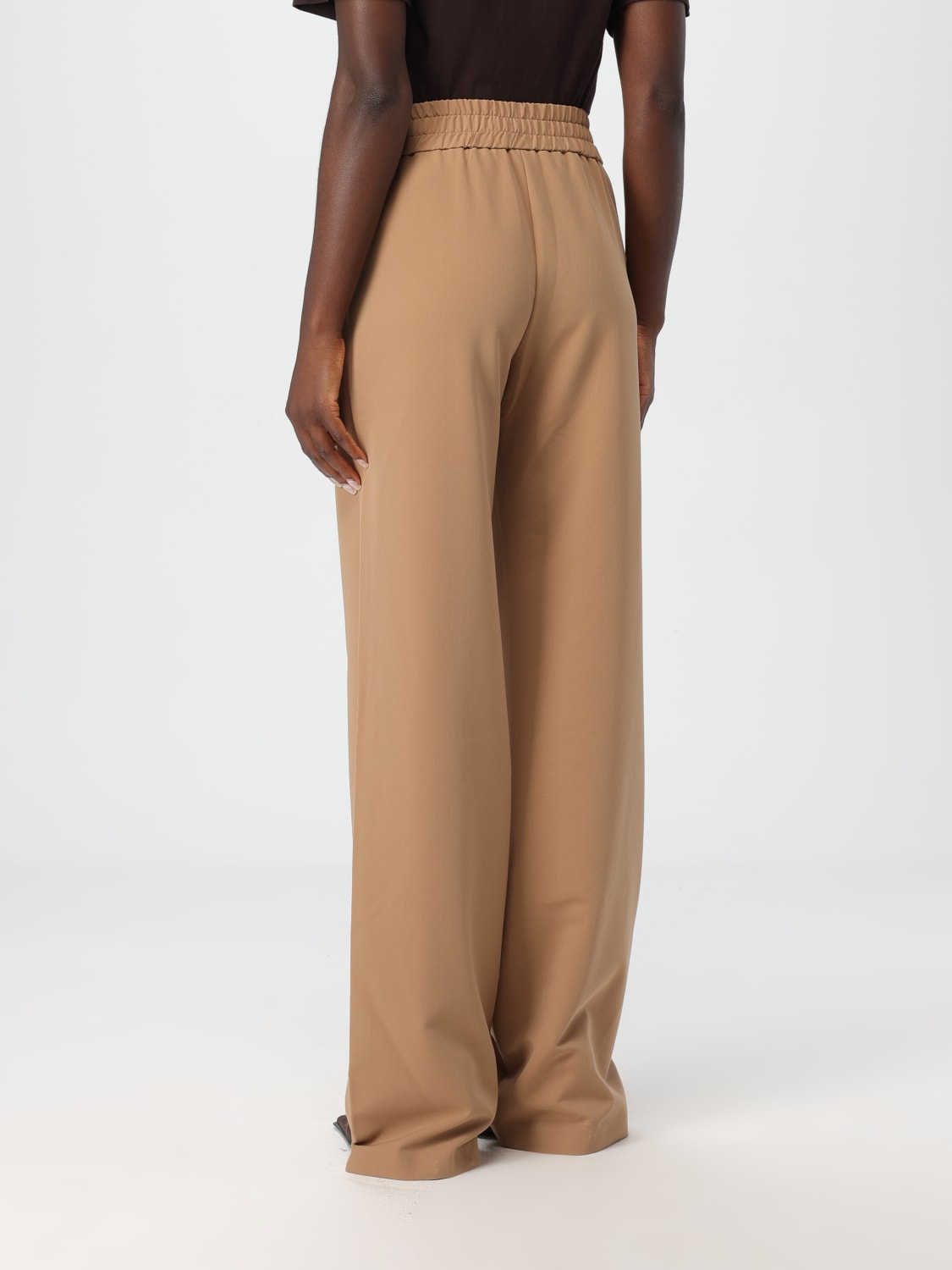 PINKO PANTS: Pants woman Pinko, Beige - Img 2