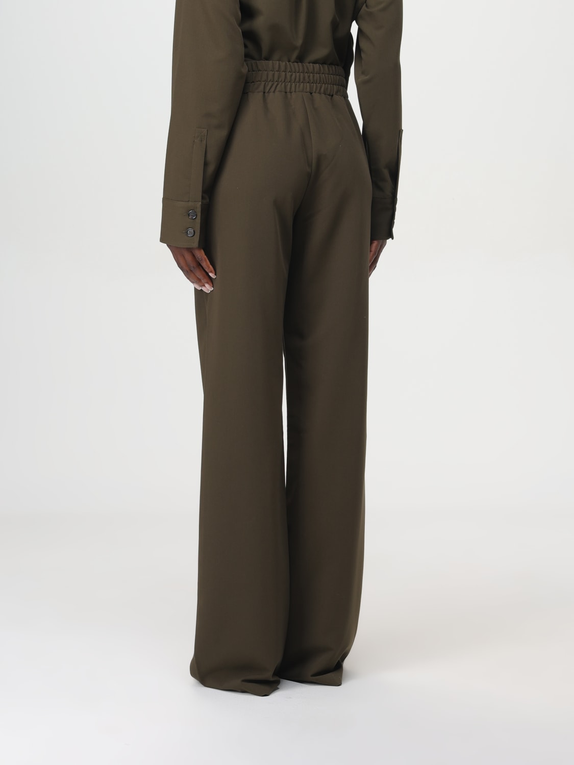 PINKO PANTS: Pants woman Pinko, Military - Img 3