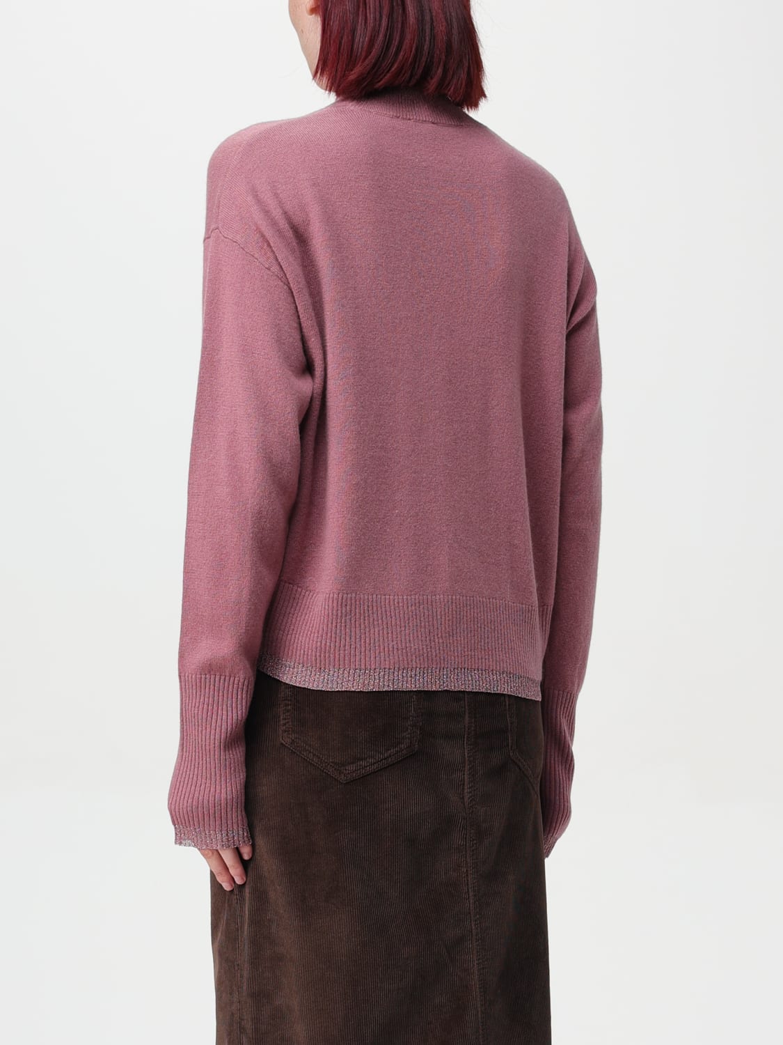 PINKO MAGLIA: Maglia basic Pinko in cashmere, Rosa - Img 2