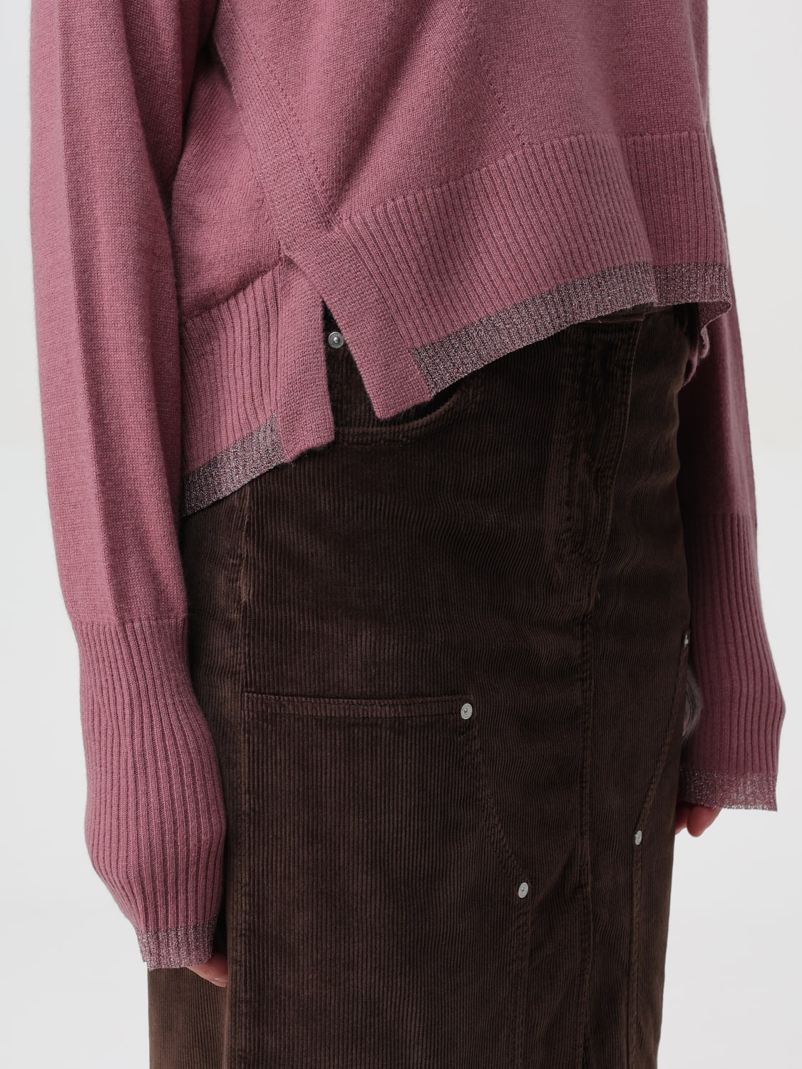 PINKO MAGLIA: Maglia basic Pinko in cashmere, Rosa - Img 3