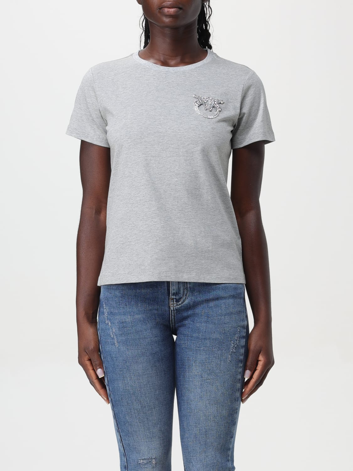 PINKO T-SHIRT: T-shirt woman Pinko, Grey - Img 1