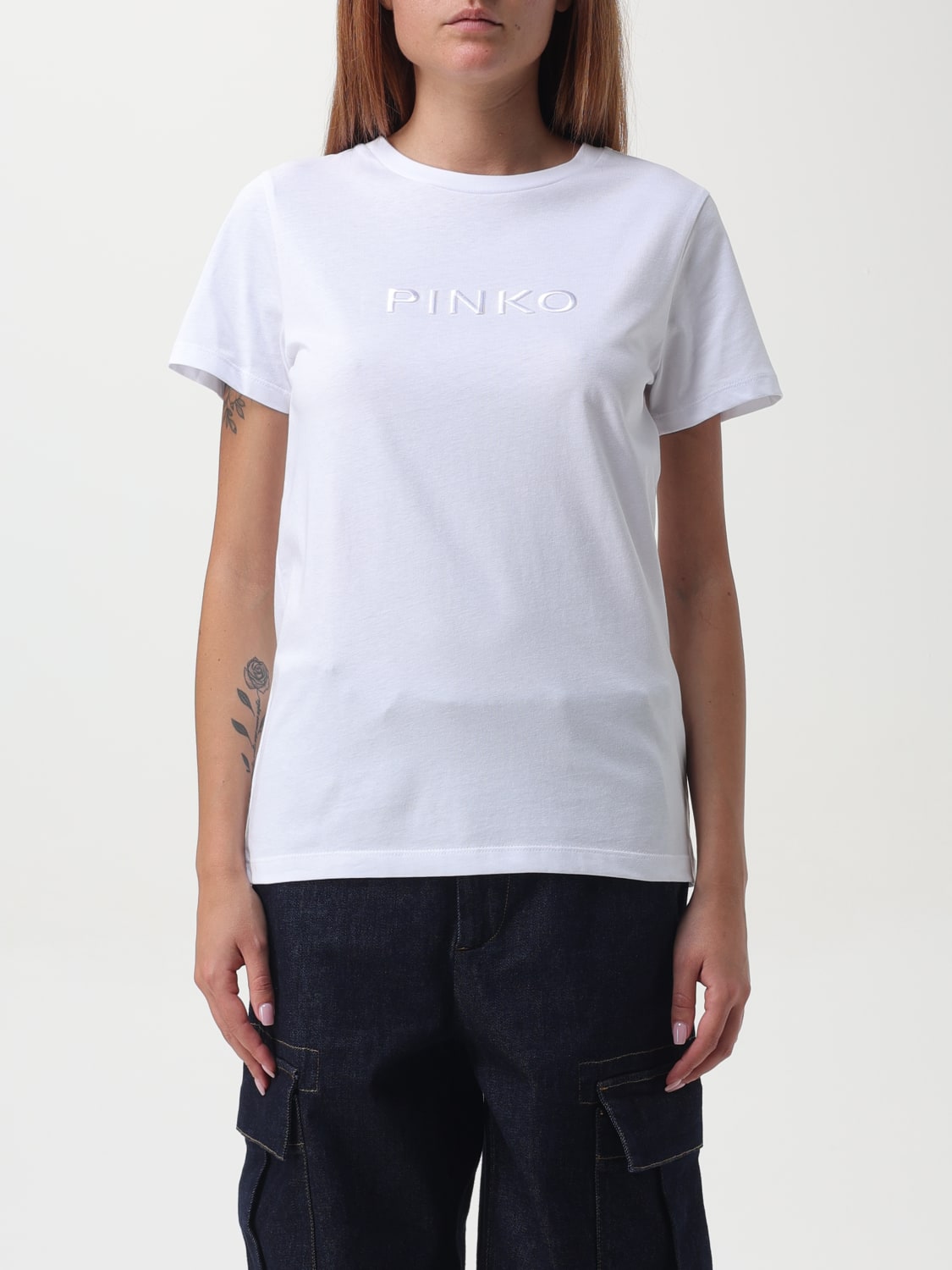 PINKO T-SHIRT: T-shirt woman Pinko, White - Img 1