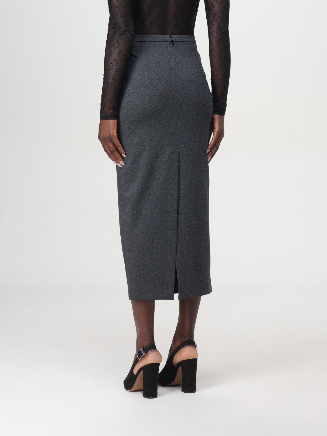 PINKO SKIRT: Skirt woman Pinko, Grey - Img 3