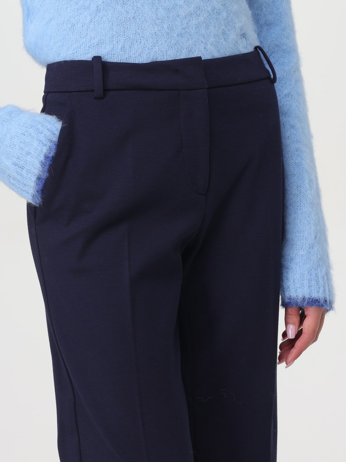 PINKO PANTS: Pants woman Pinko, Blue - Img 3