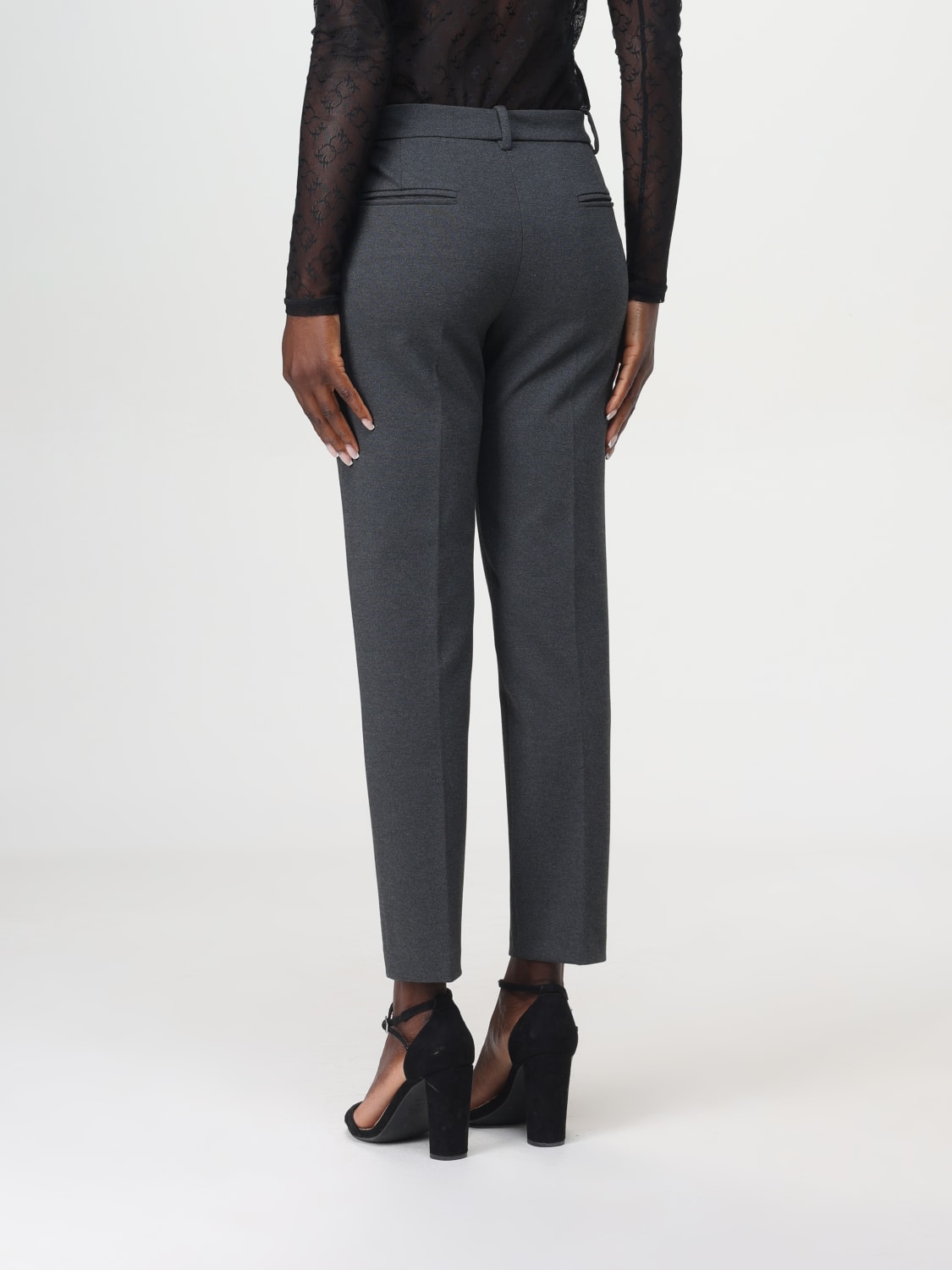 PINKO PANTS: Pants woman Pinko, Grey - Img 3