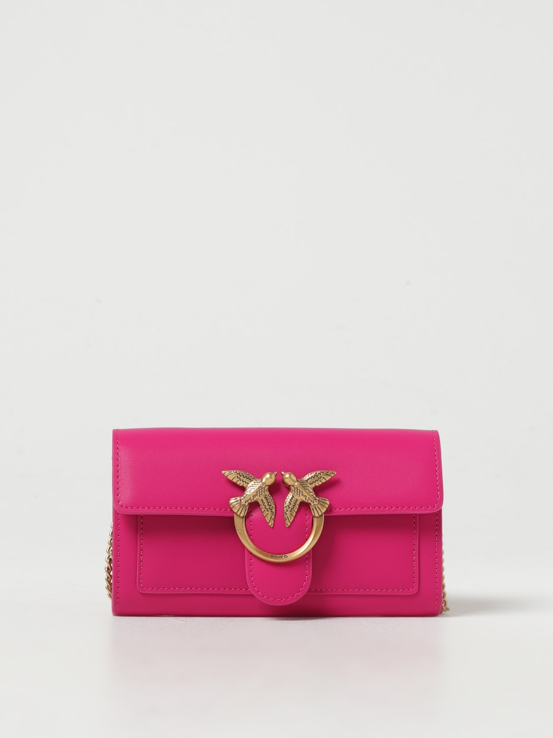 PINKO MINI SAC À MAIN: Sac porté épaule femme Pinko, Rose - Img 1