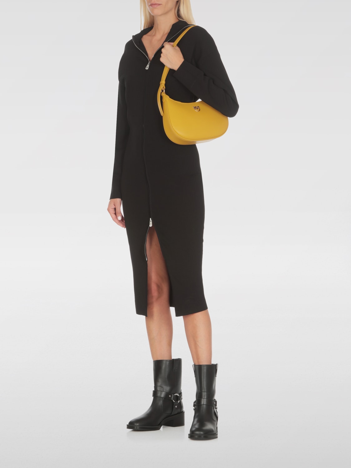 PINKO SHOULDER BAG: Shoulder bag woman Pinko, Yellow - Img 2