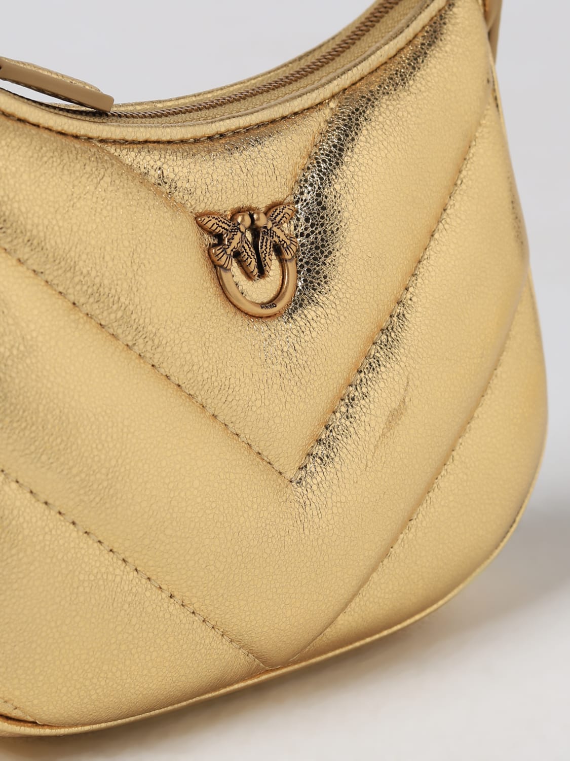 PINKO MINI BAG: Shoulder bag woman Pinko, Gold - Img 3