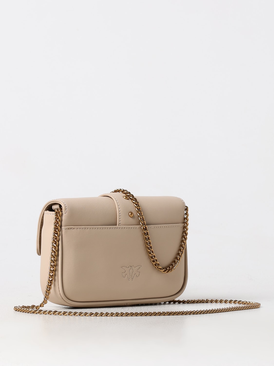 PINKO MINI BAG: Shoulder bag woman Pinko, Beige - Img 2