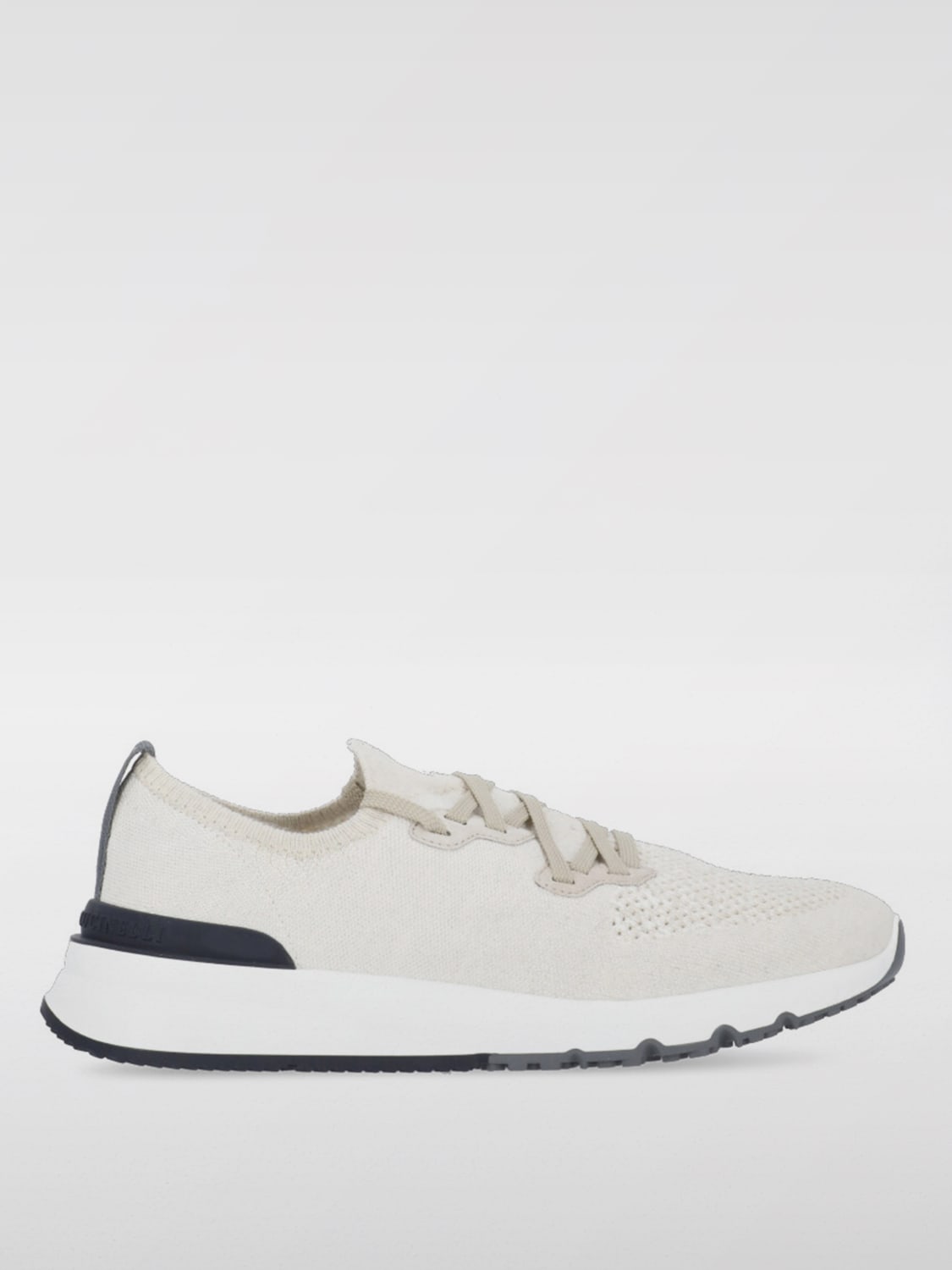 Giglio Sneakers Brunello Cucinelli in cotone a maglia stretch